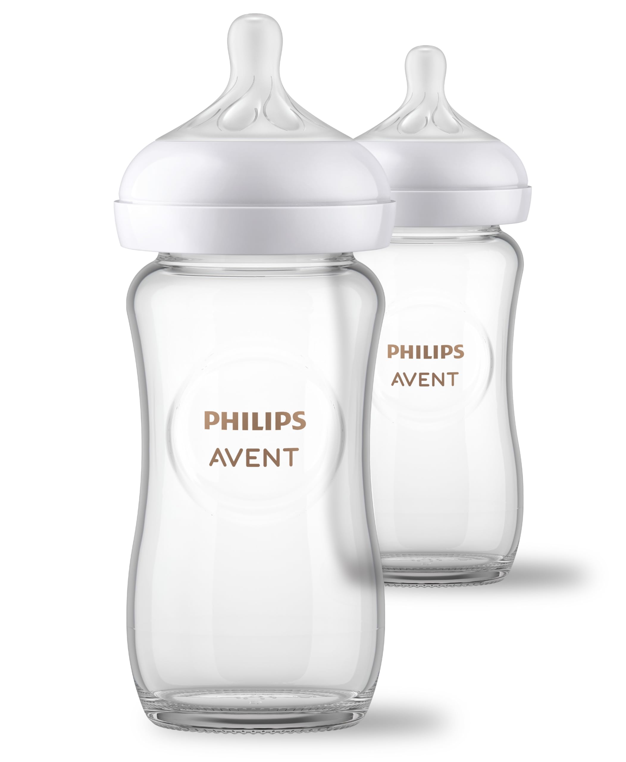 Foto 2 pulgar | Biberón Philips Avent Glass Natural, 240 Ml, Paquete De 2 - Venta Internacional.