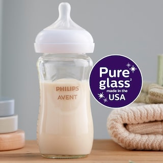 Foto 3 | Biberón Philips Avent Glass Natural, 240 Ml, Paquete De 2 - Venta Internacional.