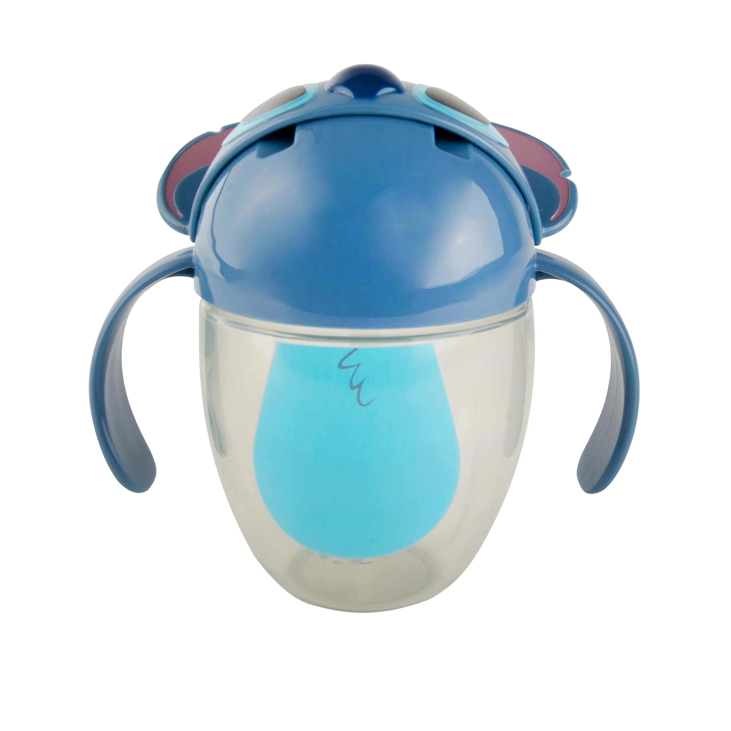Foto 3 pulgar | Vaso Con Forma De Pajita The First Years Disney Stitch, 200 Ml, 6 M O Más - Venta Internacional.