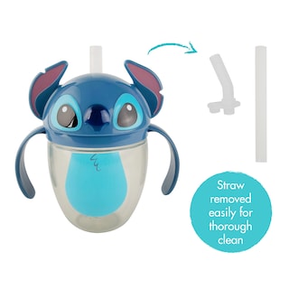 Foto 4 | Vaso Con Forma De Pajita The First Years Disney Stitch, 200 Ml, 6 M O Más - Venta Internacional.
