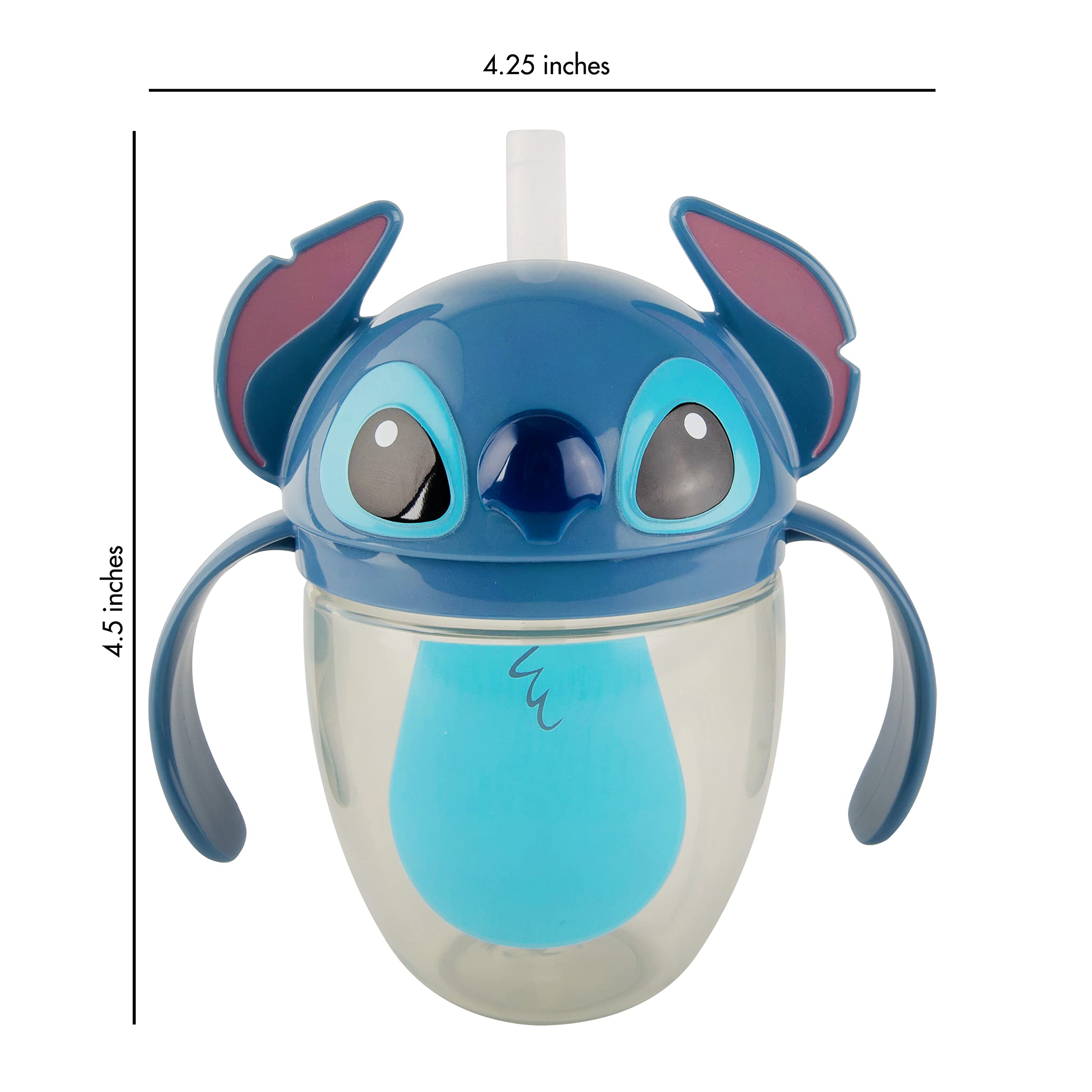Foto 7 pulgar | Vaso Con Forma De Pajita The First Years Disney Stitch, 200 Ml, 6 M O Más - Venta Internacional.