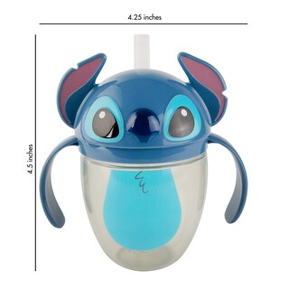 Foto 6 | Vaso Con Forma De Pajita The First Years Disney Stitch, 200 Ml, 6 M O Más - Venta Internacional.