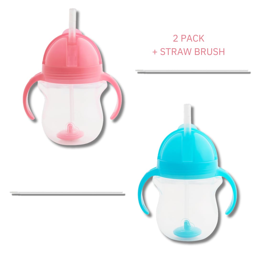 Foto 2 | Pajita Pesada Munchkin De Sippy Cups, 200 Ml, Para Niños Pequeños A Partir De 6 M - Venta Internacional.