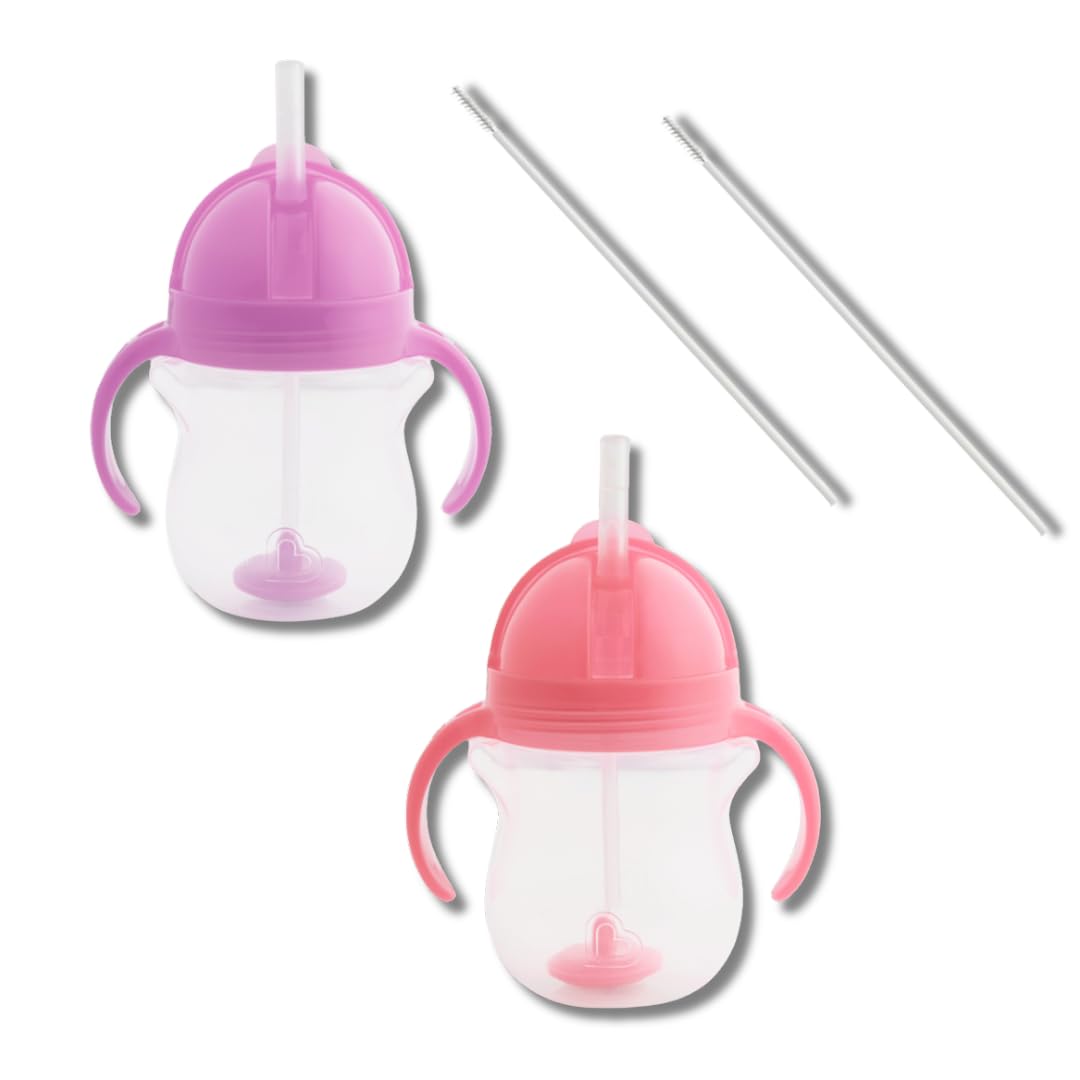 Foto 1 | Pajita Pesada Munchkin De Sippy Cups, 200 Ml, Para Niños Pequeños De Más De 6 M, Color Morado - Venta Internacional.
