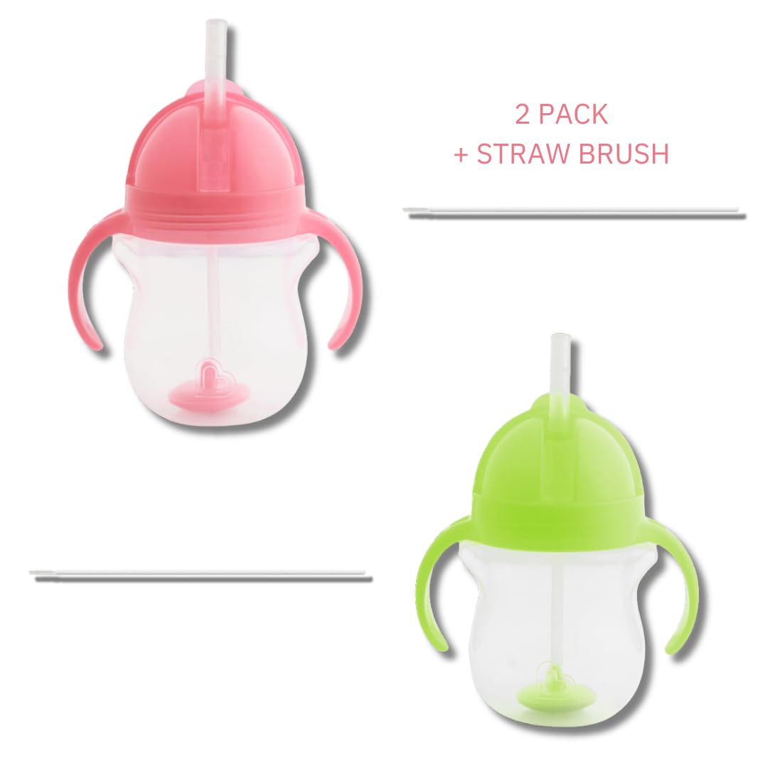 Foto 3 | Pajita Pesada Munchkin De Sippy Cups, 200 Ml, Para Niños Pequeños A Partir De 6 M - Venta Internacional.