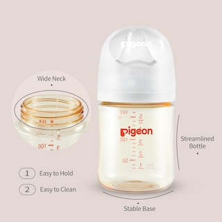 Foto 2 | Biberón Pigeon Ppsu Para Lactancia, Cuello Ancho, 160 Ml, Anticólico - Venta Internacional.