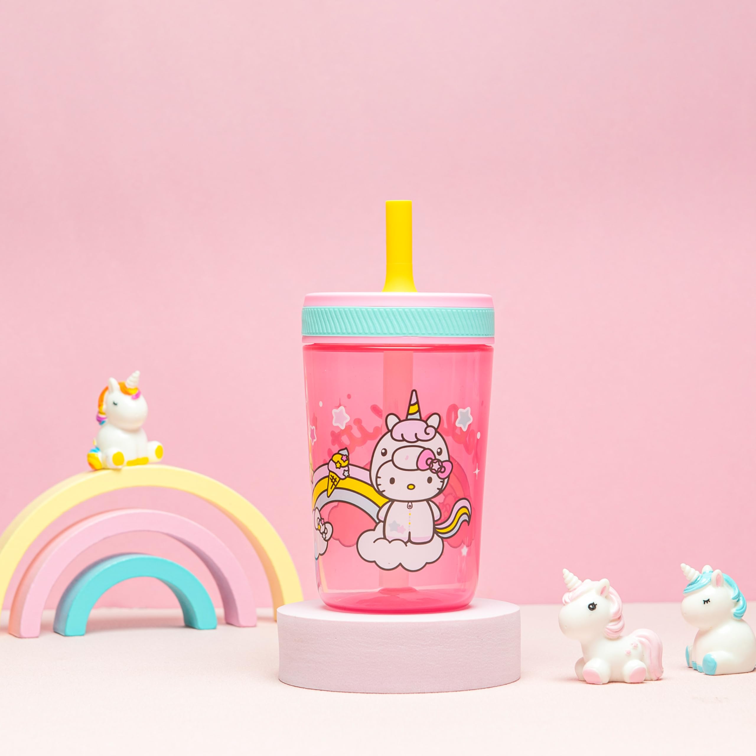 Foto 7 pulgar | Set De Vasos Zak Designs Hello Kitty Kelso De 450 Ml, Paquete De 2 Para Niños - Venta Internacional.