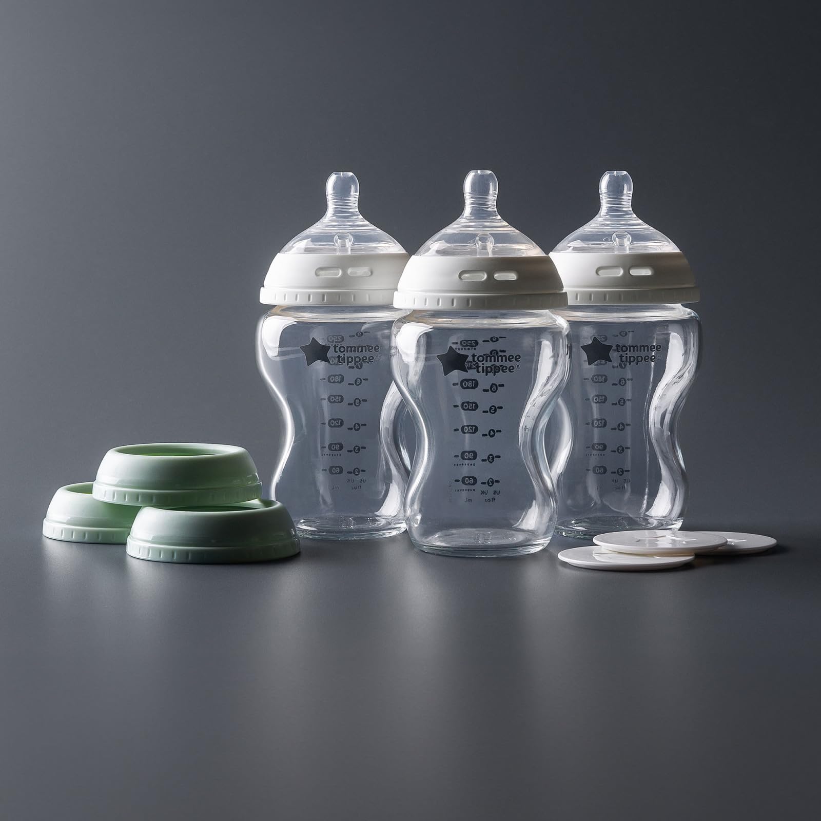 Foto 4 pulgar | Set De Botellas Tommee Tippee Natural Start Glass 270 Ml 3 Unidades - Venta Internacional.