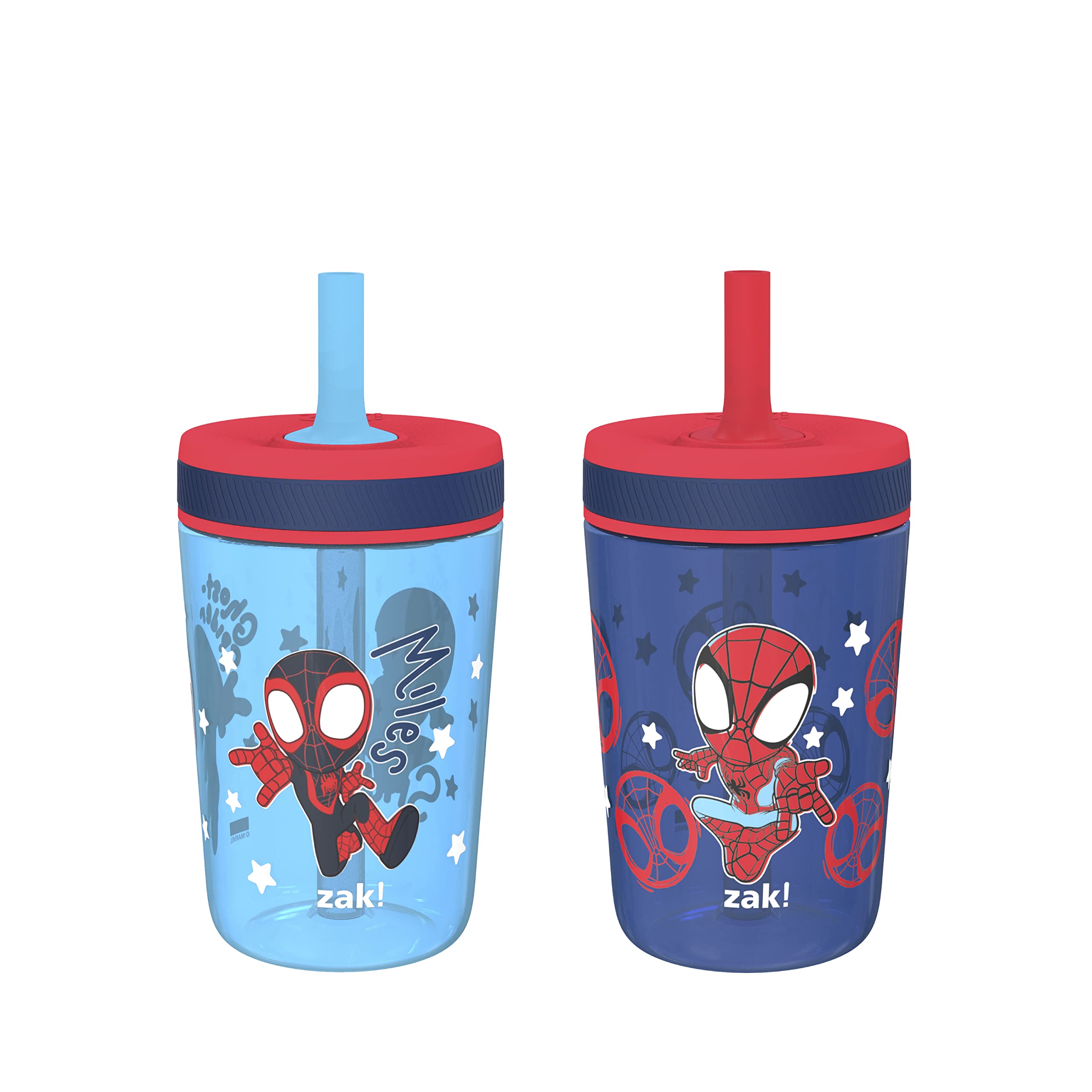 Foto 1 | Vasos Para Niños Pequeños Zak Designs Marvel Spider-man Kelso, 450 Ml, Paquete De 2 - Venta Internacional.