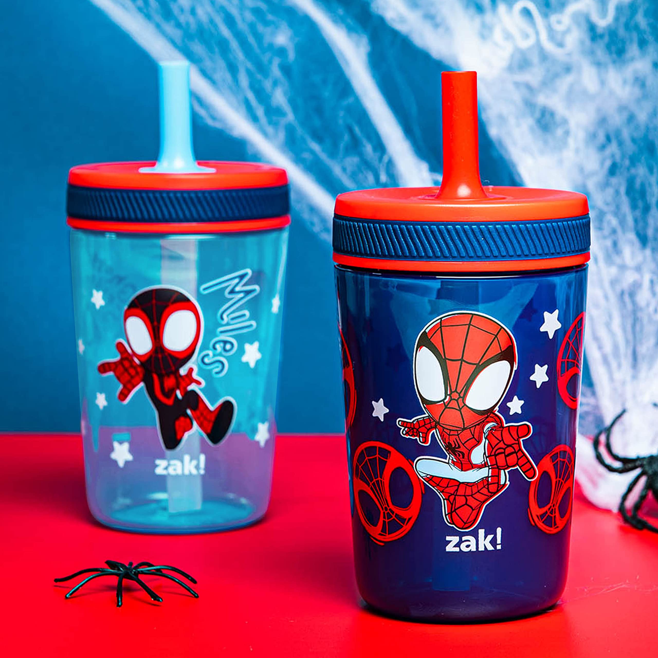 Foto 3 pulgar | Vasos Para Niños Pequeños Zak Designs Marvel Spider-man Kelso, 450 Ml, Paquete De 2 - Venta Internacional.