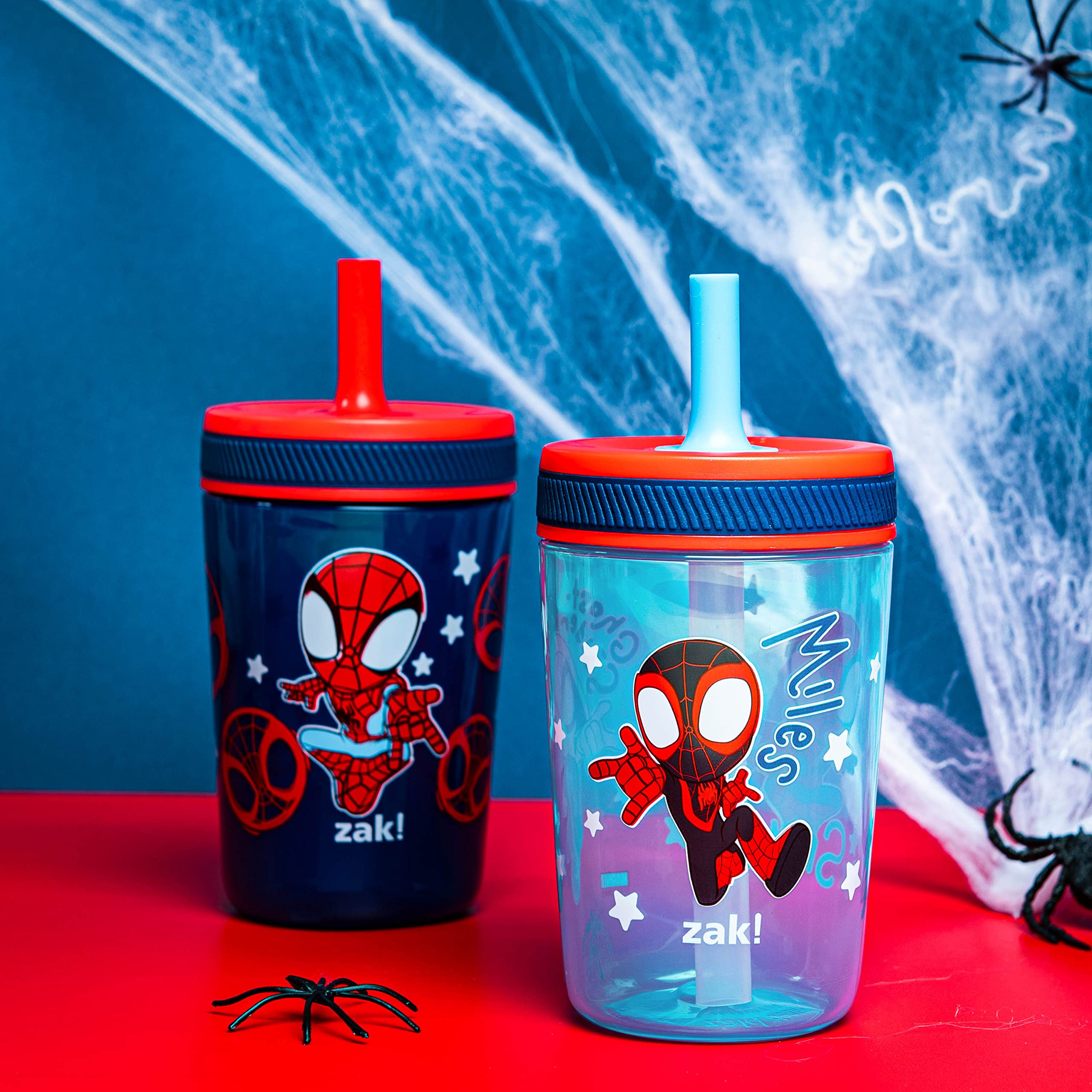 Foto 4 pulgar | Vasos Para Niños Pequeños Zak Designs Marvel Spider-man Kelso, 450 Ml, Paquete De 2 - Venta Internacional.