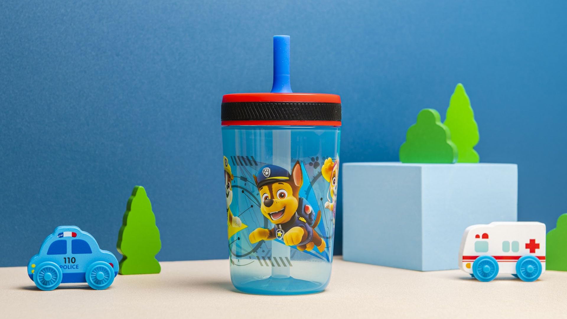 Foto 8 pulgar | Set De Vasos Zak Designs Paw Patrol Chase & Marshall, 450 Ml - Venta Internacional.