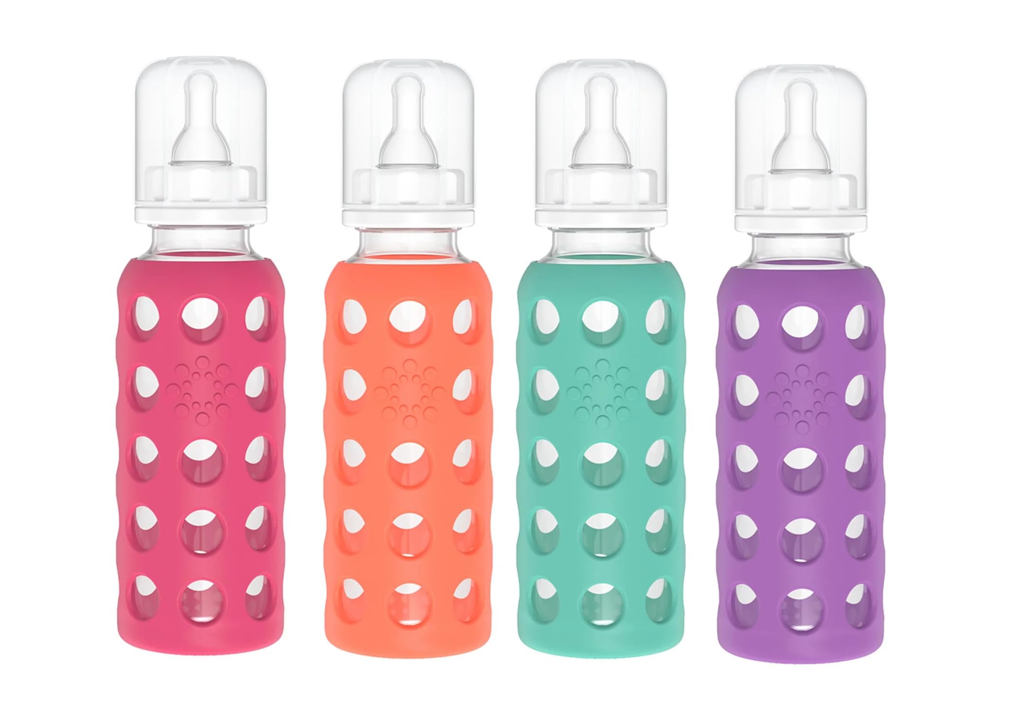 Foto 1 | Biberones Lifefactory De Vidrio De 9 Onzas Con Funda De Silicona, Paquete De 4 - Venta Internacional.