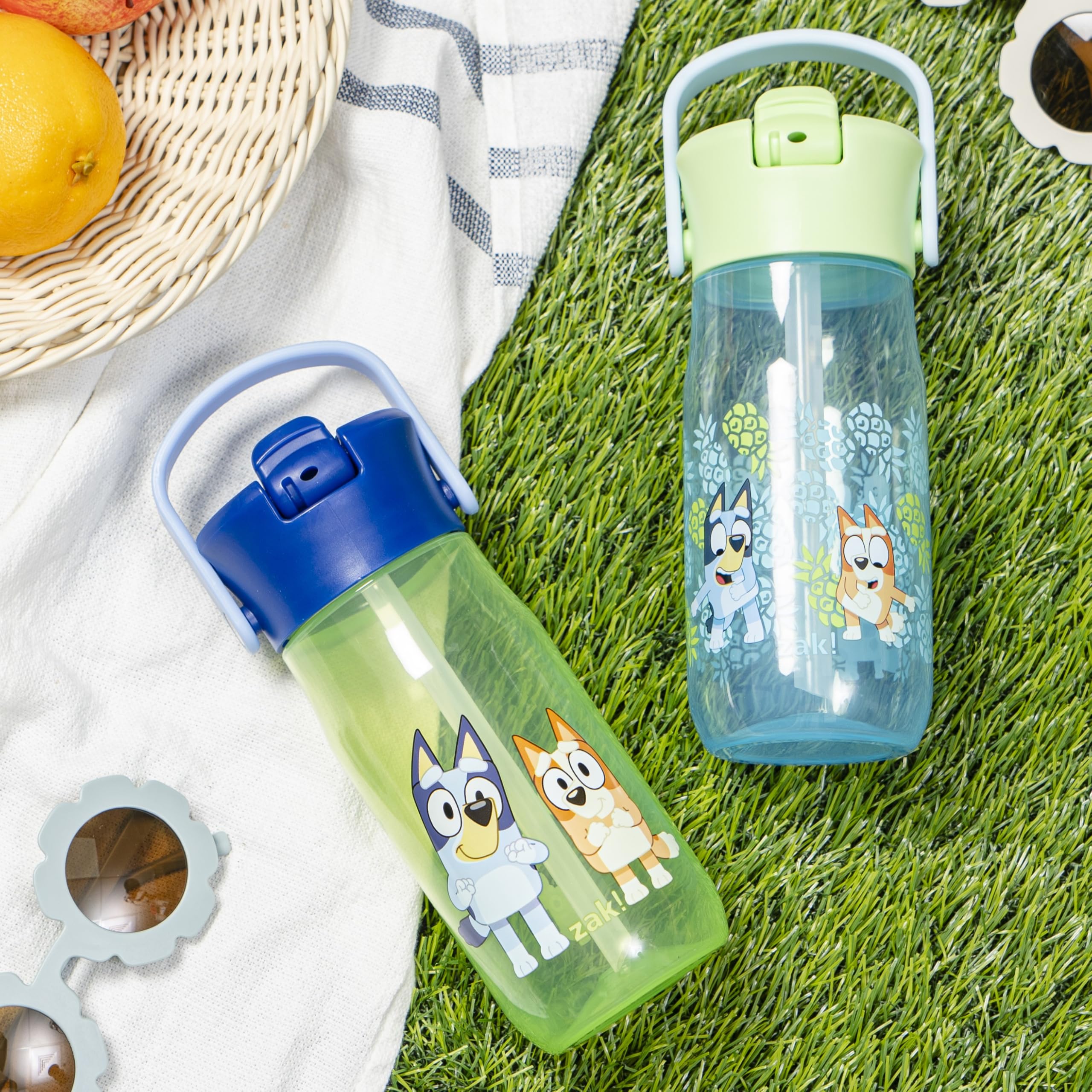 Foto 2 | Botella de Agua Harmony Bluey de Zak Designs 500 ml Paquete de 2 - Venta Internacional