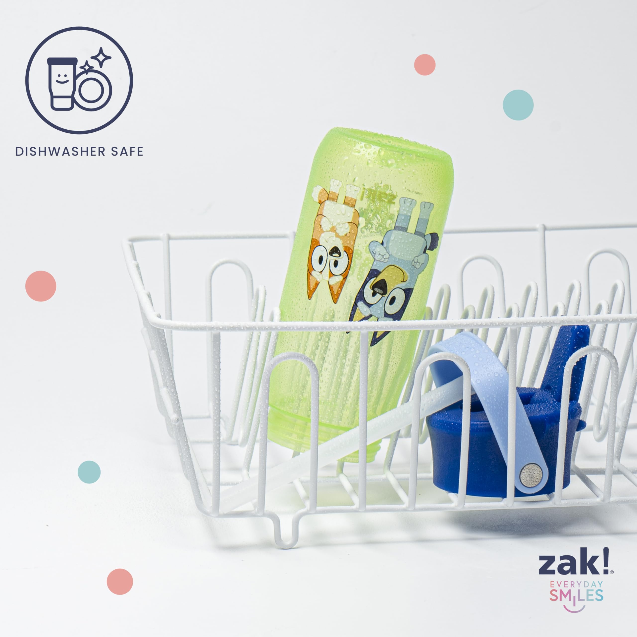Foto 8 pulgar | Botella de Agua Harmony Bluey de Zak Designs 500 ml Paquete de 2 - Venta Internacional
