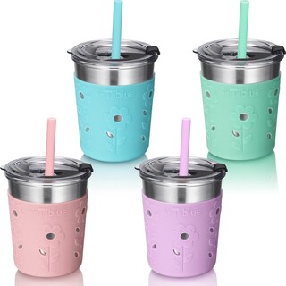 Foto 1 | Vasos Tiblue de Acero Inoxidable 4 Piezas de 240 ml-Venta Internacional