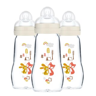 Foto 1 | Vasos Mam Feel Good Premium Glass 0 Meses 3 Piezas - Venta Internacional