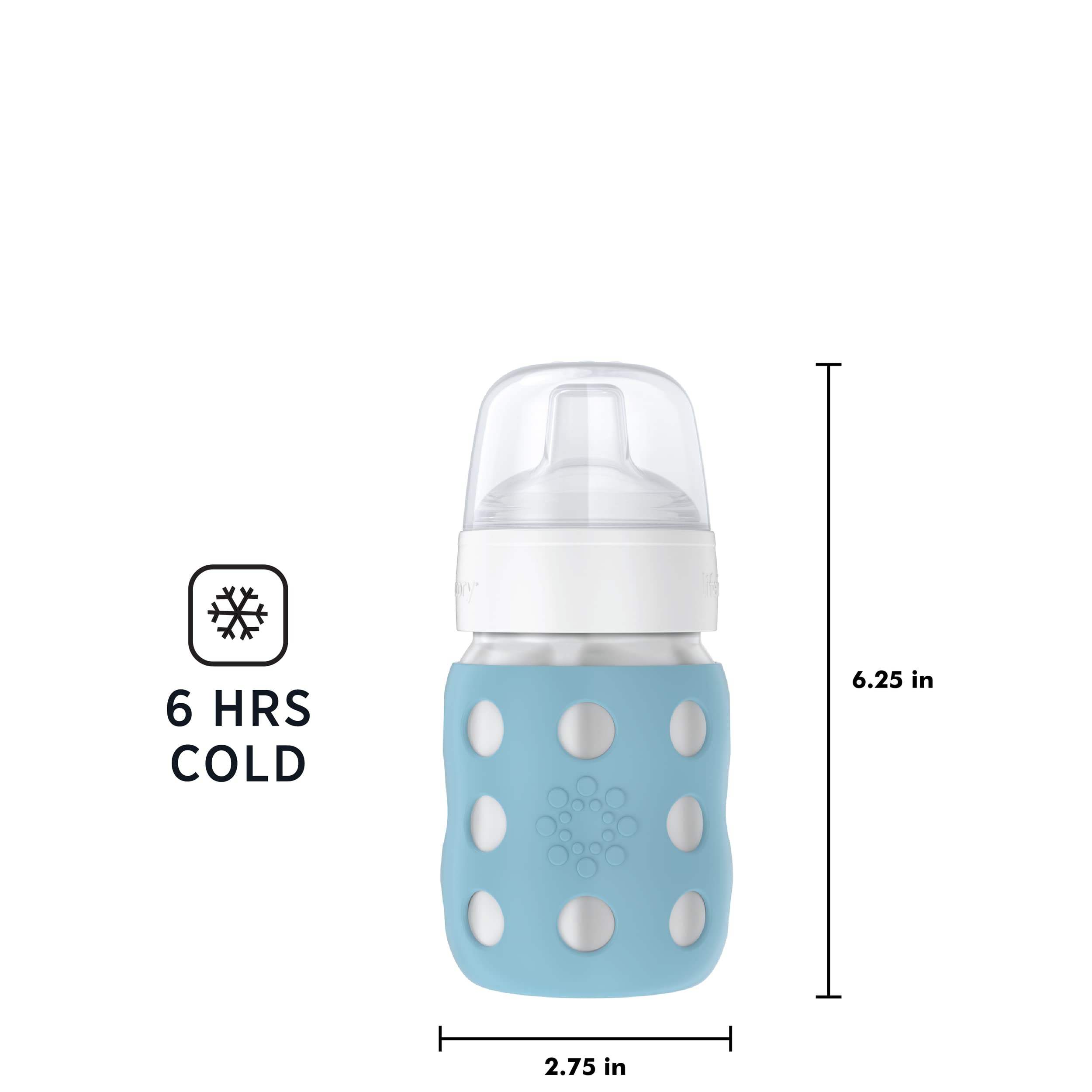 Foto 5 | Biberón Lifefactory De Acero Inoxidable De 240 Ml Con Boquilla Para Sorber - Venta Internacional.
