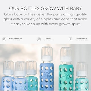 Foto 7 | Biberón De Vidrio Lifefactory, 250 Ml, Paquete De 2 Paquetes De Col Rizada Y Arándano - Venta Internacional.