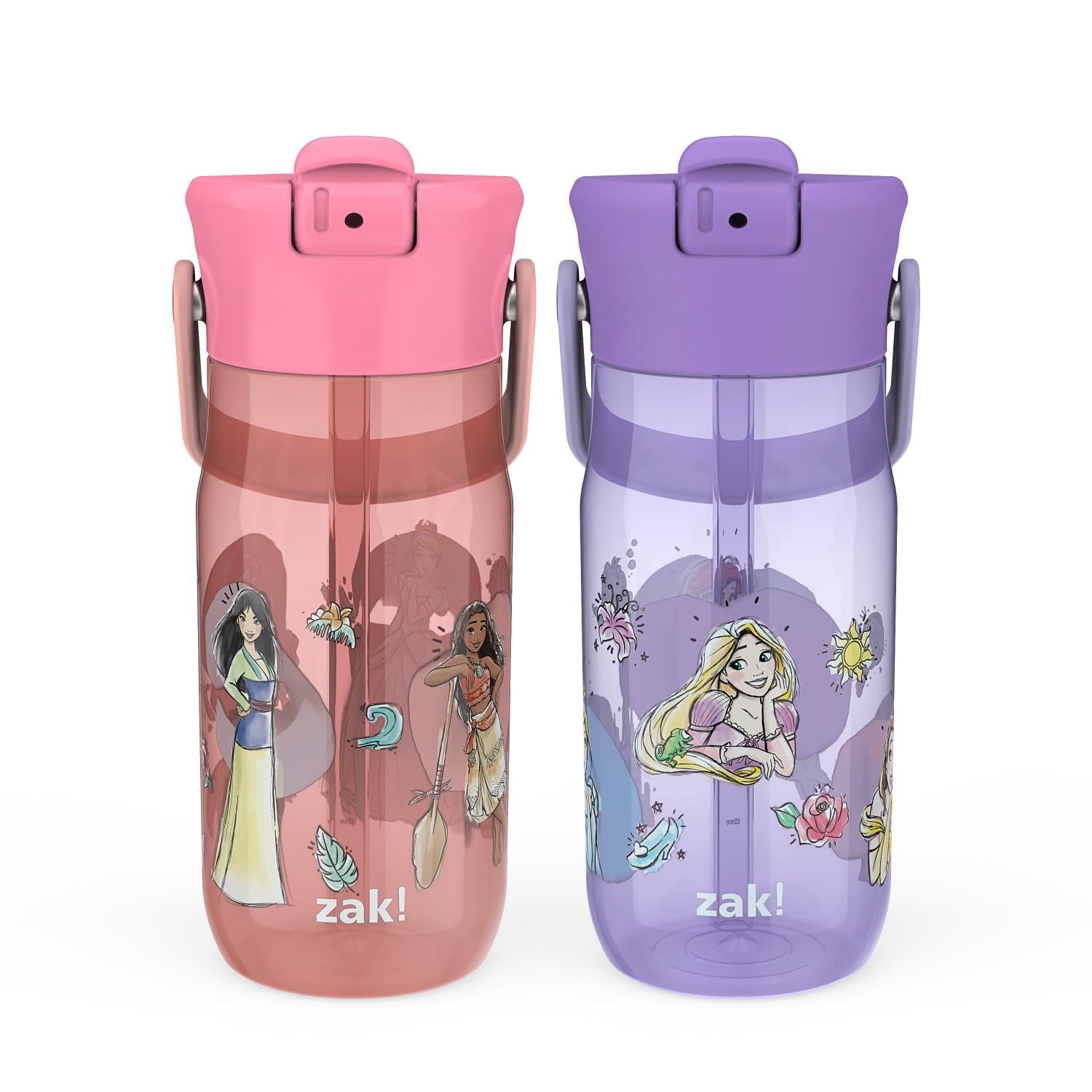 Foto 2 pulgar | Botella de Agua Harmony Disney Princess de Zak Designs 530 ml Paquete de 2 - Venta Internacional