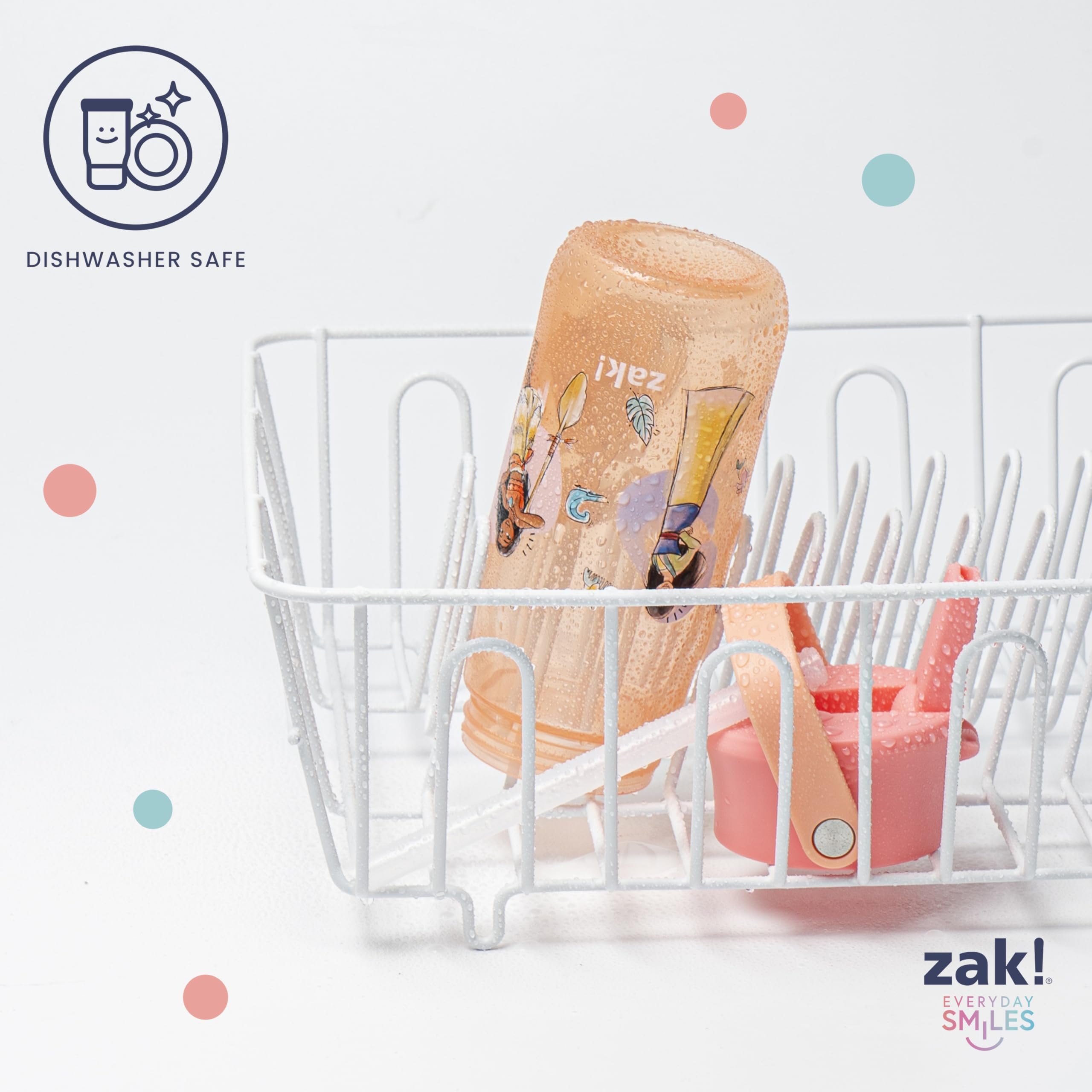 Foto 8 pulgar | Botella de Agua Harmony Disney Princess de Zak Designs 530 ml Paquete de 2 - Venta Internacional