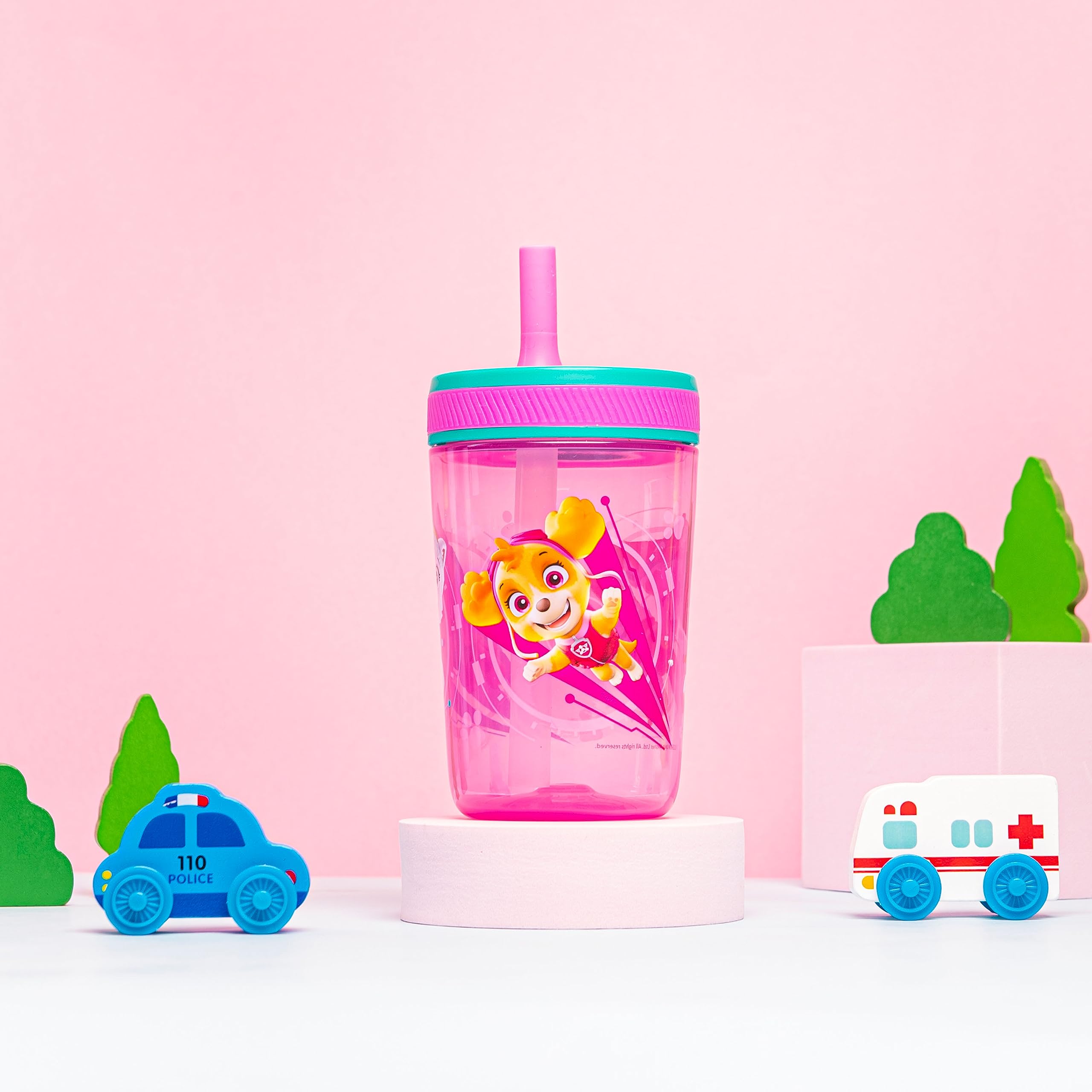 Foto 3 pulgar | Set de 2 Vasos Kelso Paw Patrol de Zak Designs 450 ml - Venta Internacional