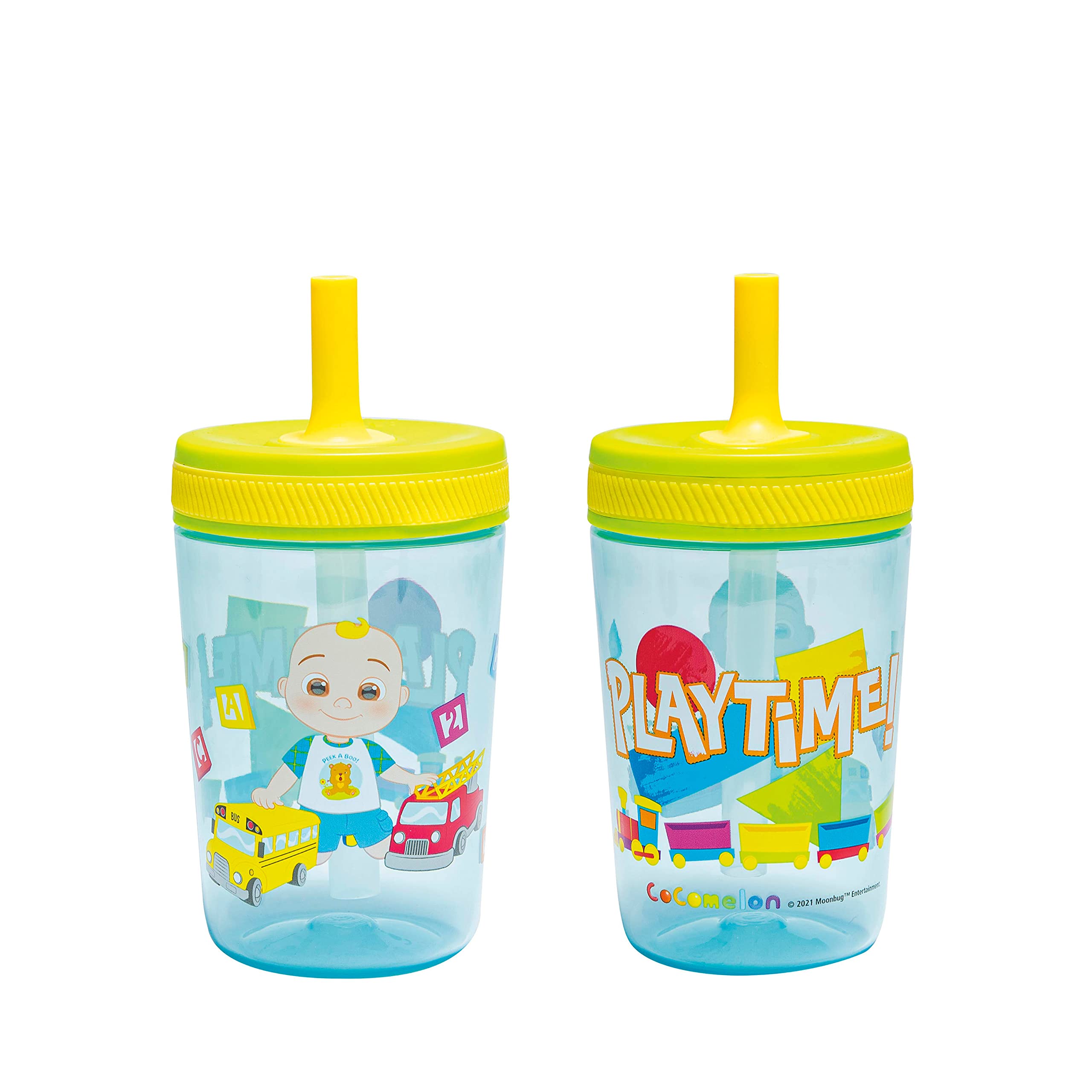 Foto 1 | Set De Vasos Zak Designs Cocomelon Kelso De 450 Ml Para Niños - Venta Internacional.