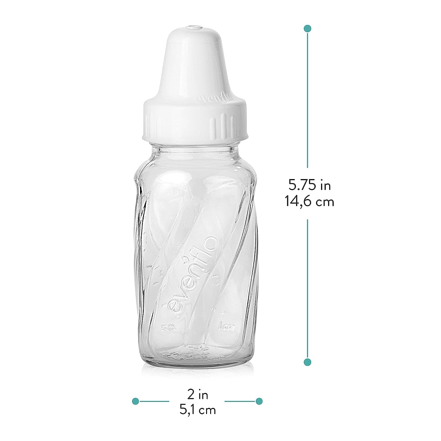 Foto 2 | Biberón EvenFlo de 6 Piezas 120 ml-Venta Internacional