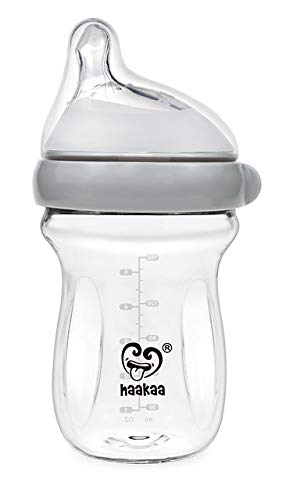 Foto 2 pulgar | Biberón De Vidrio Haakaa Generation 3, 160 Ml, 1 Paquete Con Tetina - Venta Internacional.