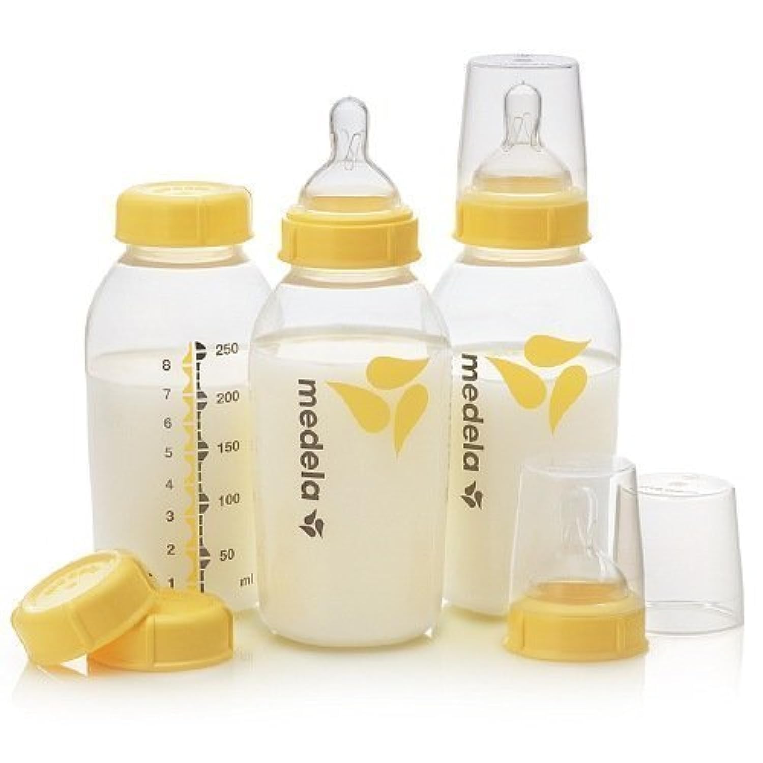 Juego de Biberones para Leche Materna Medela sin BPA 240 ml - Venta Internacional