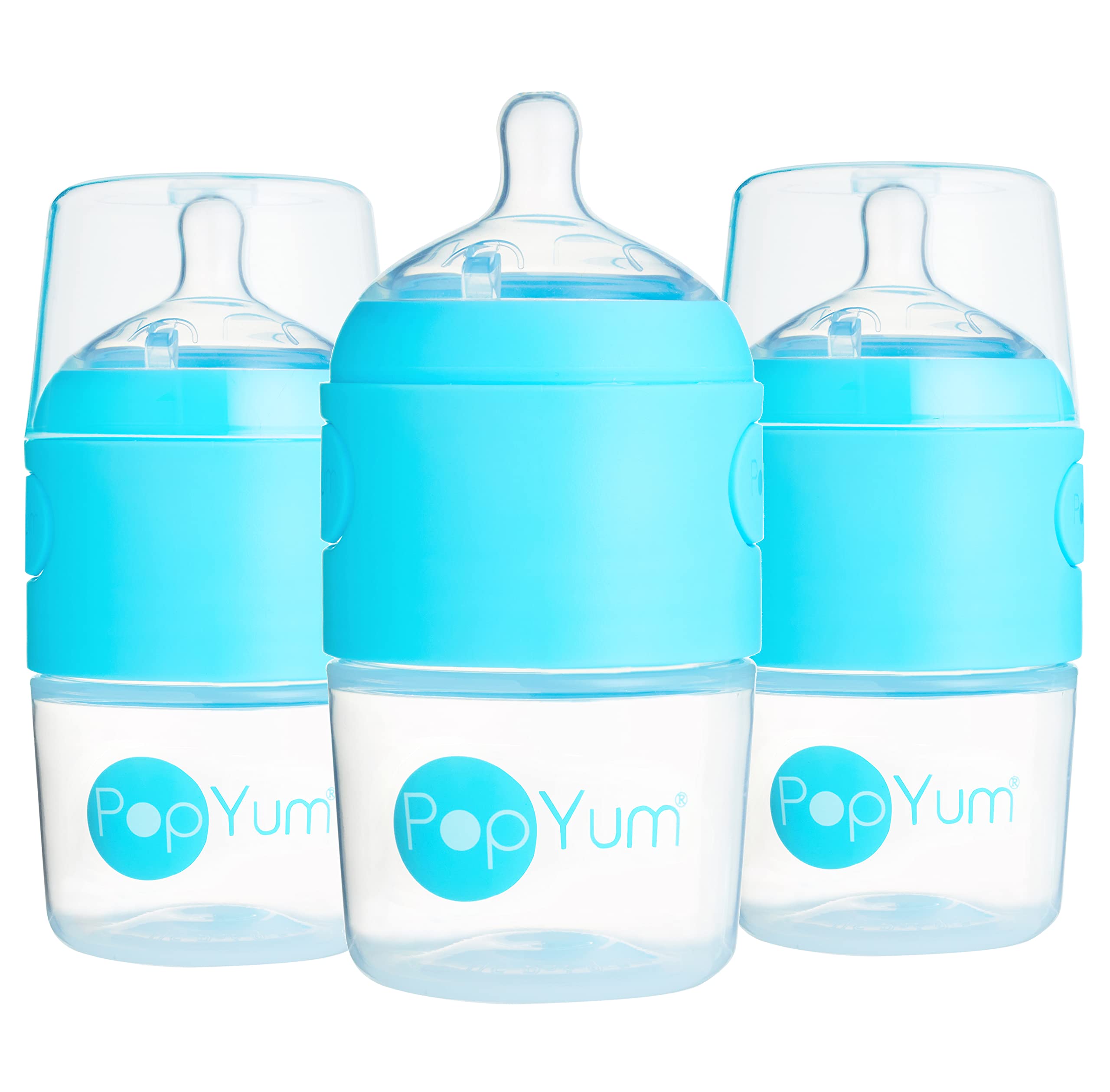 Foto 2 pulgar | Biberón Popyum con Fórmula Anticólica Azul de 150 ml Paquete de 3 - Venta Internacional