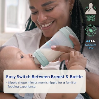 Foto 4 | Biberón Mam Easy Start Anticólico 270 Ml (paquete De 3), Color Azul - Venta Internacional.