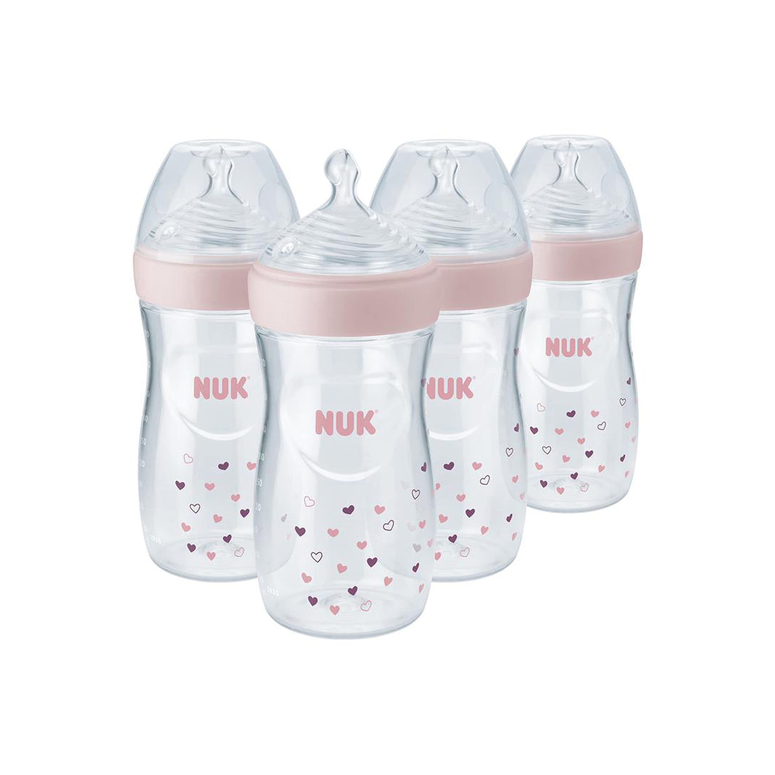 Foto 2 pulgar | Biberón Nuk Simply Natural Safetemp Girl De 250 Ml Paquete De 4 - Venta Internacional