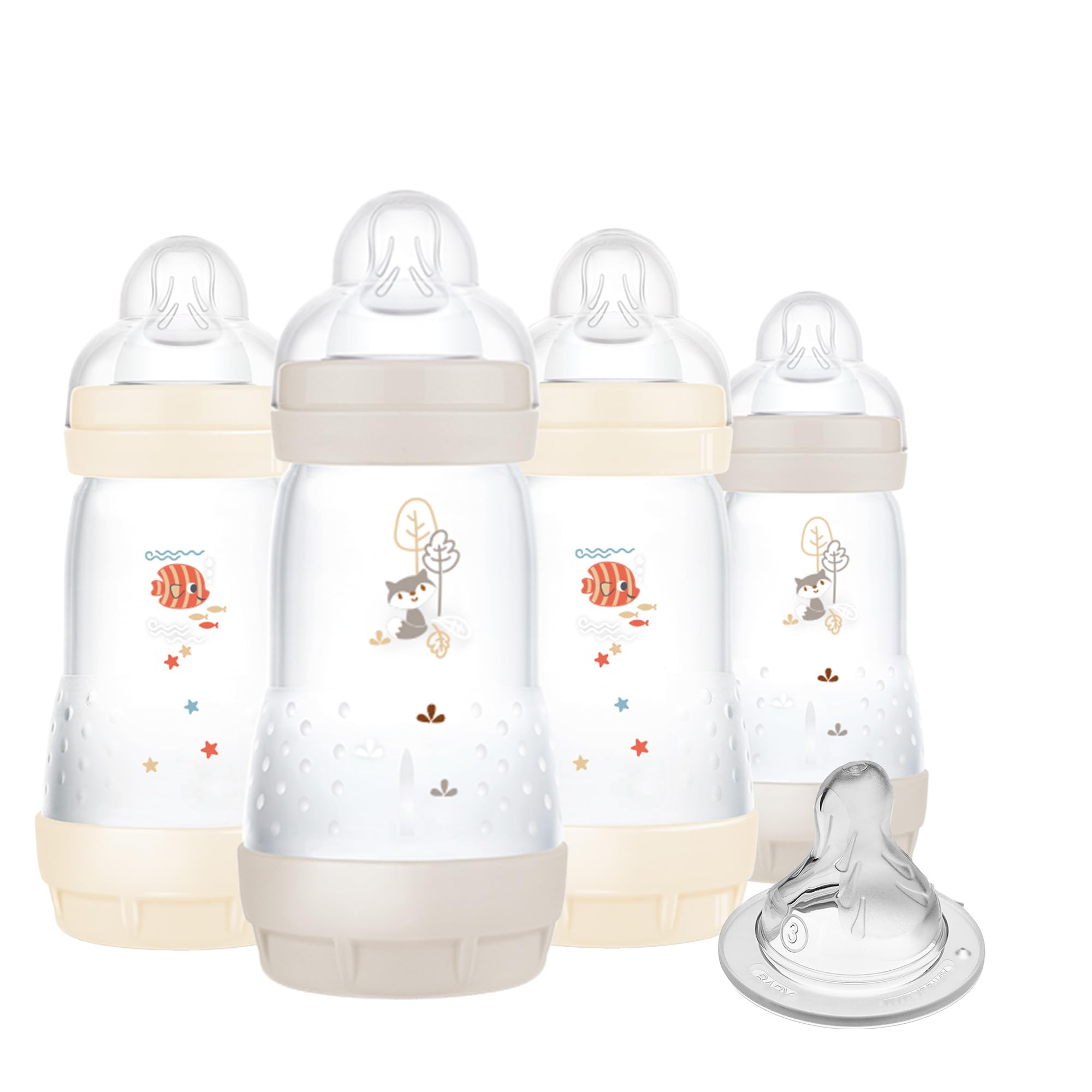 Foto 2 pulgar | Biberones MAM Easy Start Anticólico de 270 ml con Boquilla Fast Flow - Venta Internacional