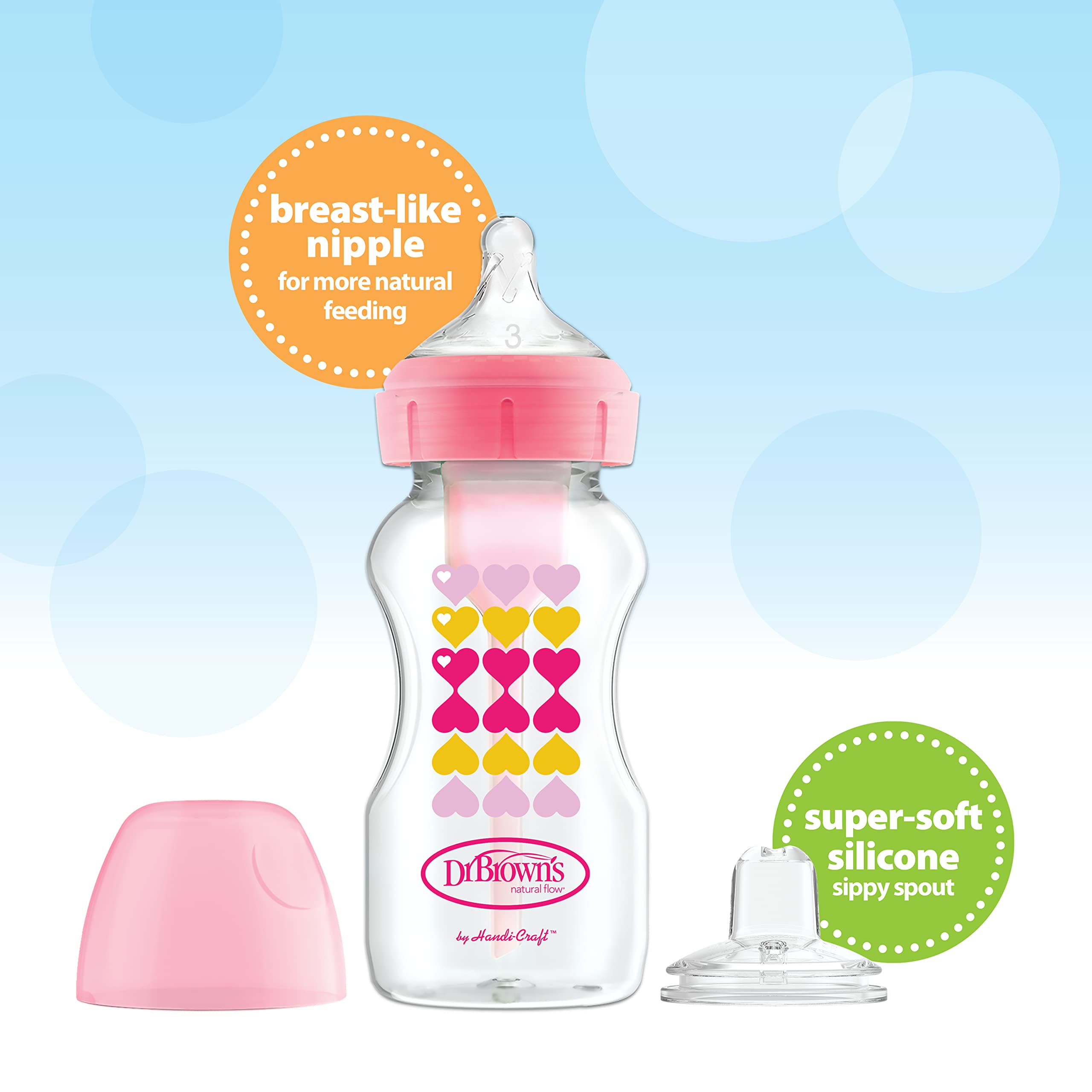 Foto 5 | Kit Básico de Botellas Dr. Brown's Anticólico 270 ml 6 M+ - Venta Internacional