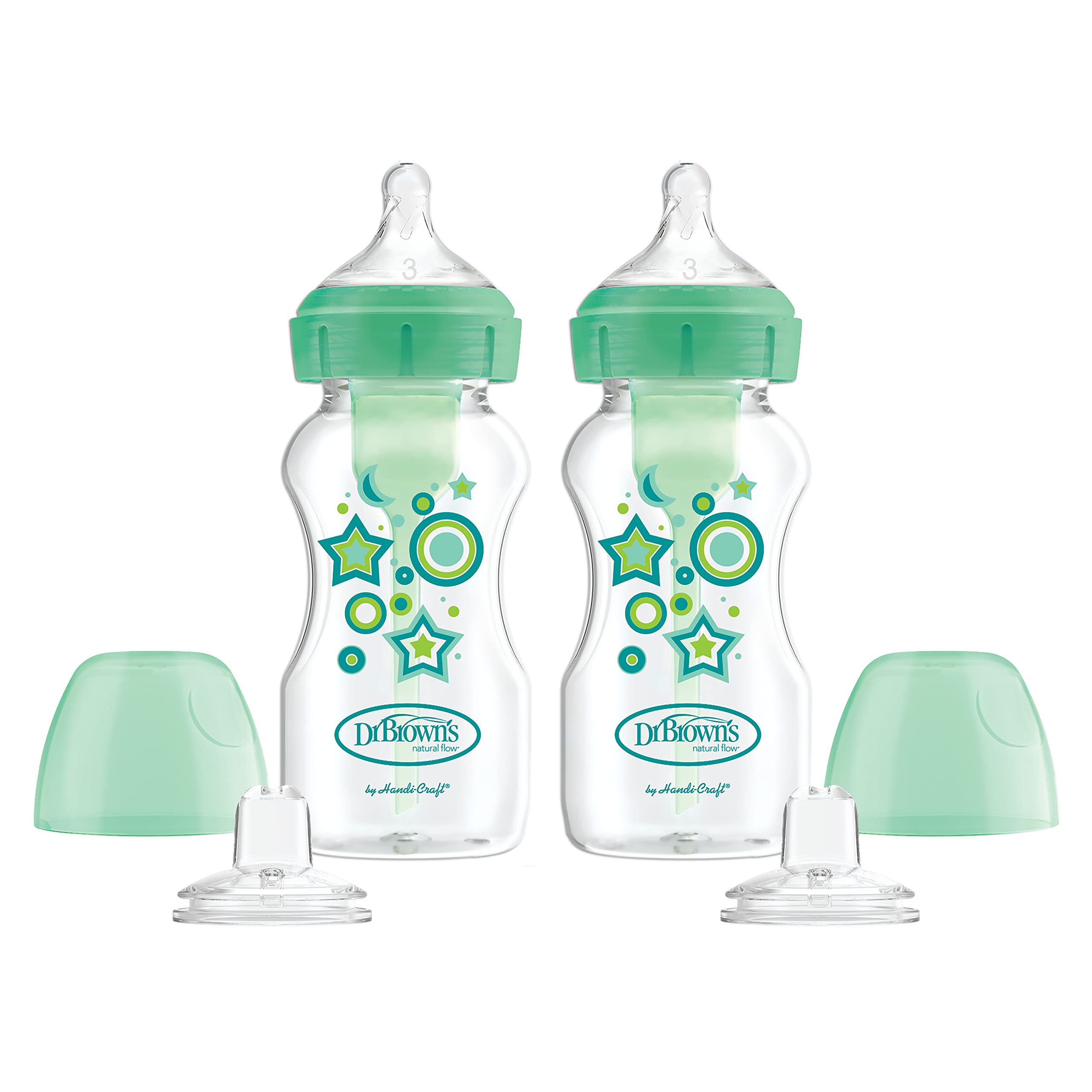 Foto 2 pulgar | Kit Biberón Dr. Brown's Anti-colic 270 ml 6 M+ - Venta Internacional