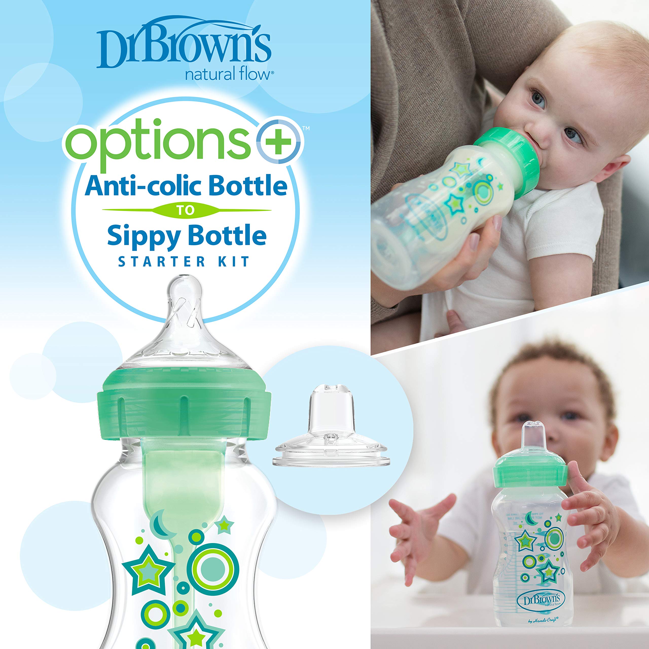 Foto 6 pulgar | Kit Biberón Dr. Brown's Anti-colic 270 ml 6 M+ - Venta Internacional