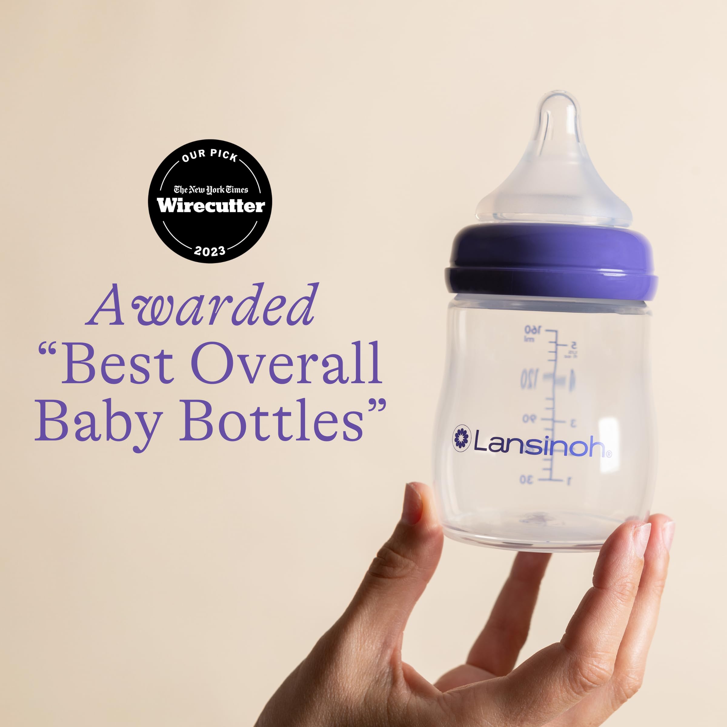 Foto 5 | Biberón Anticólico Lansinoh 150 Ml - Venta Internacional