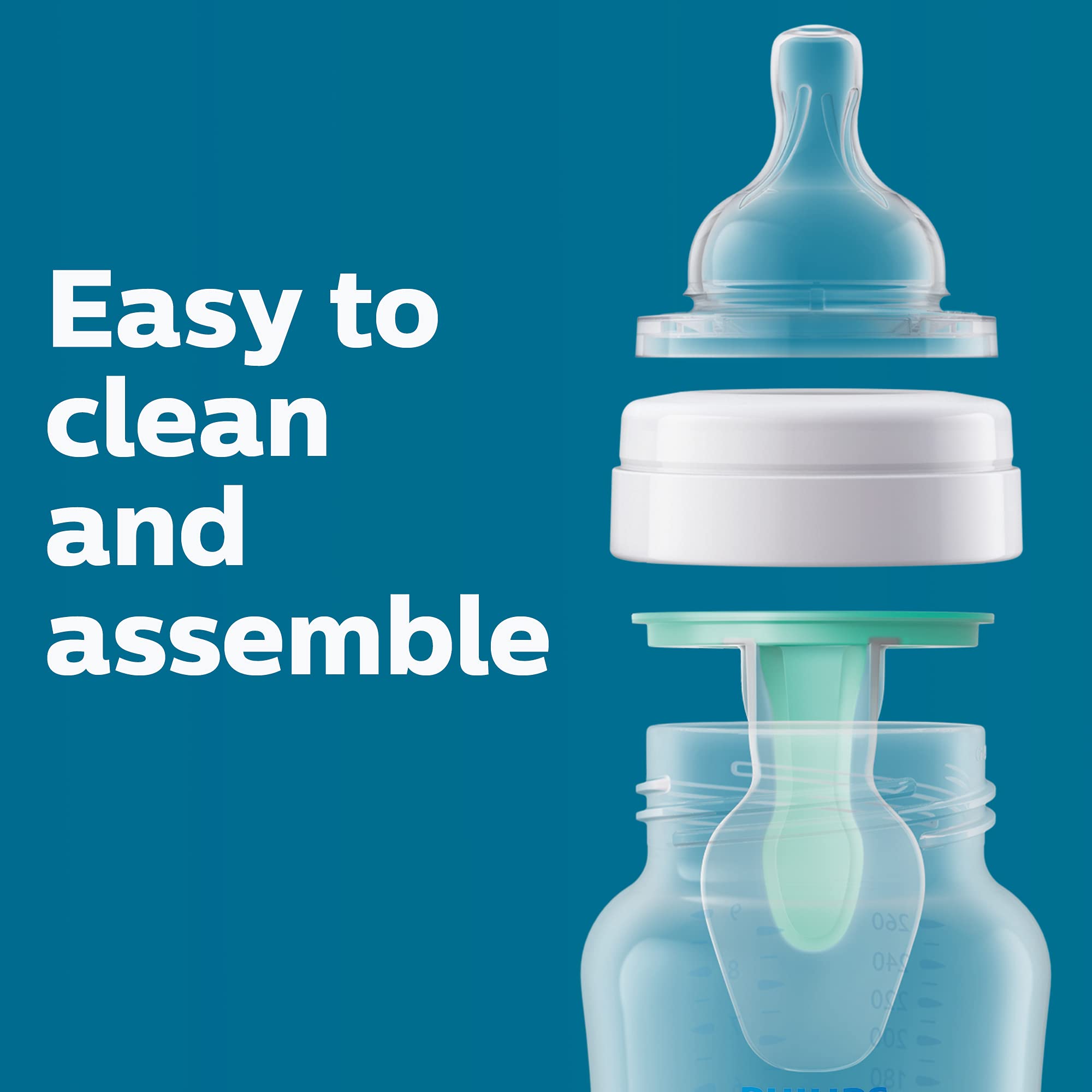 Foto 7 pulgar | Biberón Philips Avent Anti-colic Airfree Vent 260 ml - Venta Internacional
