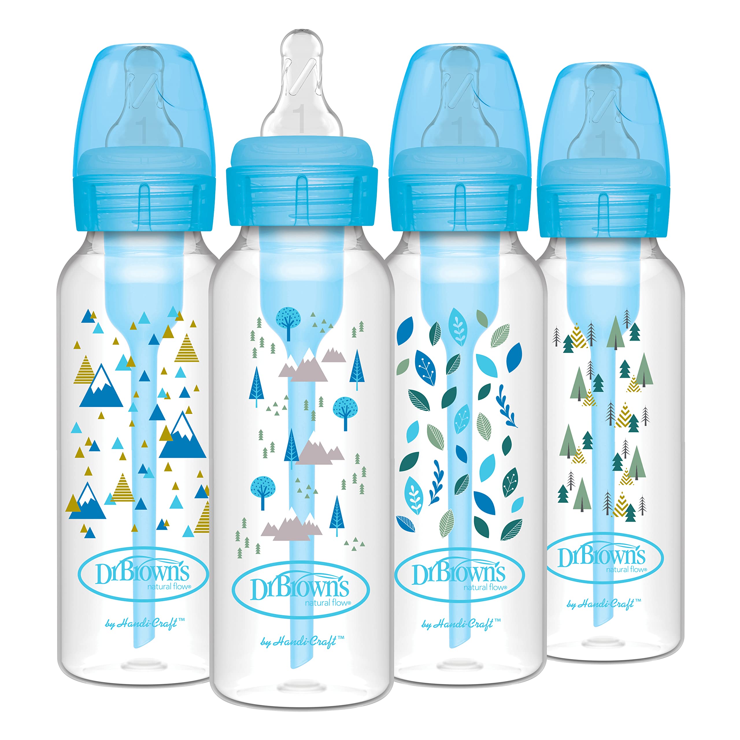 Biberón Dr. Brown's Natural Flow Anti-colic 250 ml Azul - Venta Internacional