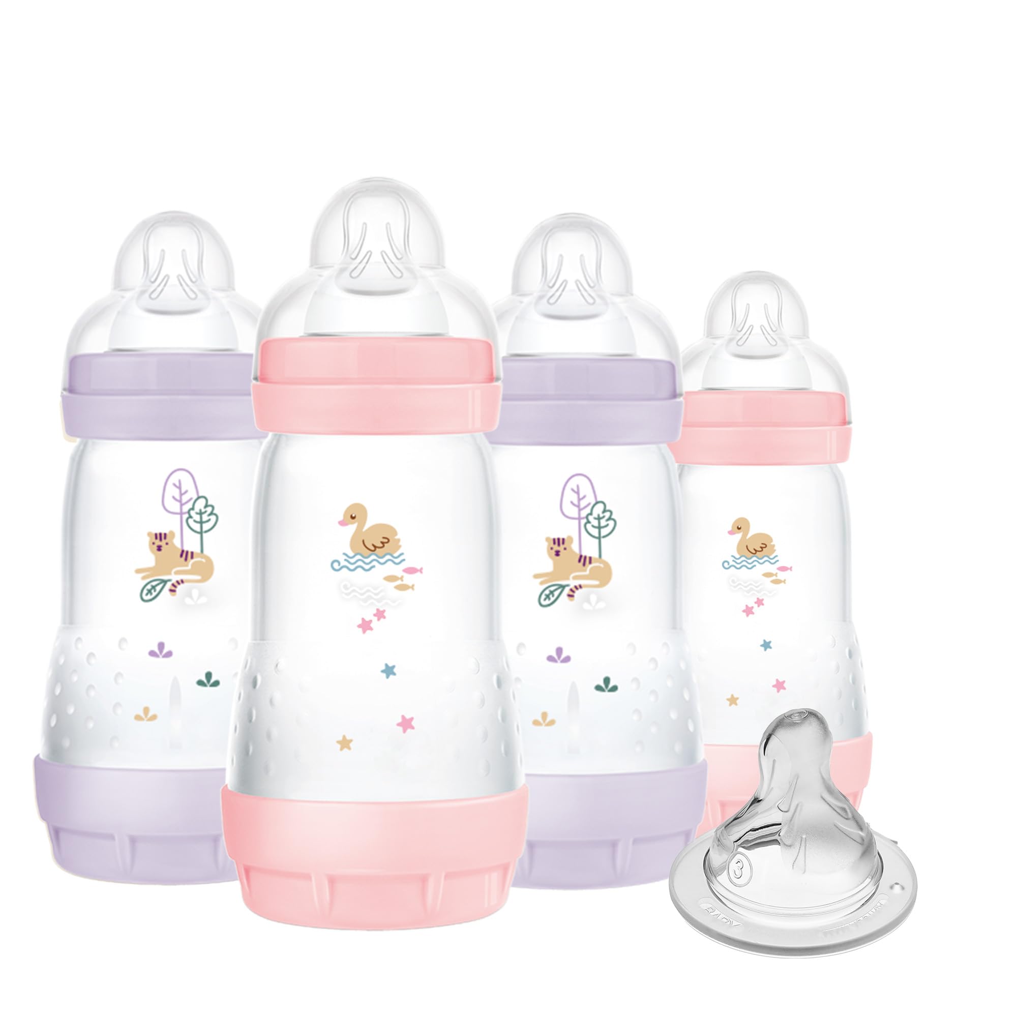 Foto 2 pulgar | Biberons MAM Easy Start Anticólico de 270 ml con Boquilla Fast Flow - Venta Internacional