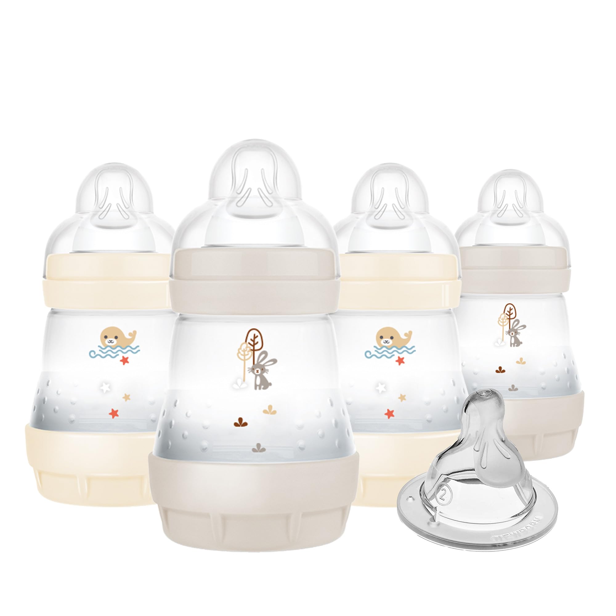 Foto 1 | Biberones MAM Easy Start Anticólico de 150 ml con Boquilla de Silicona - Venta Internacional