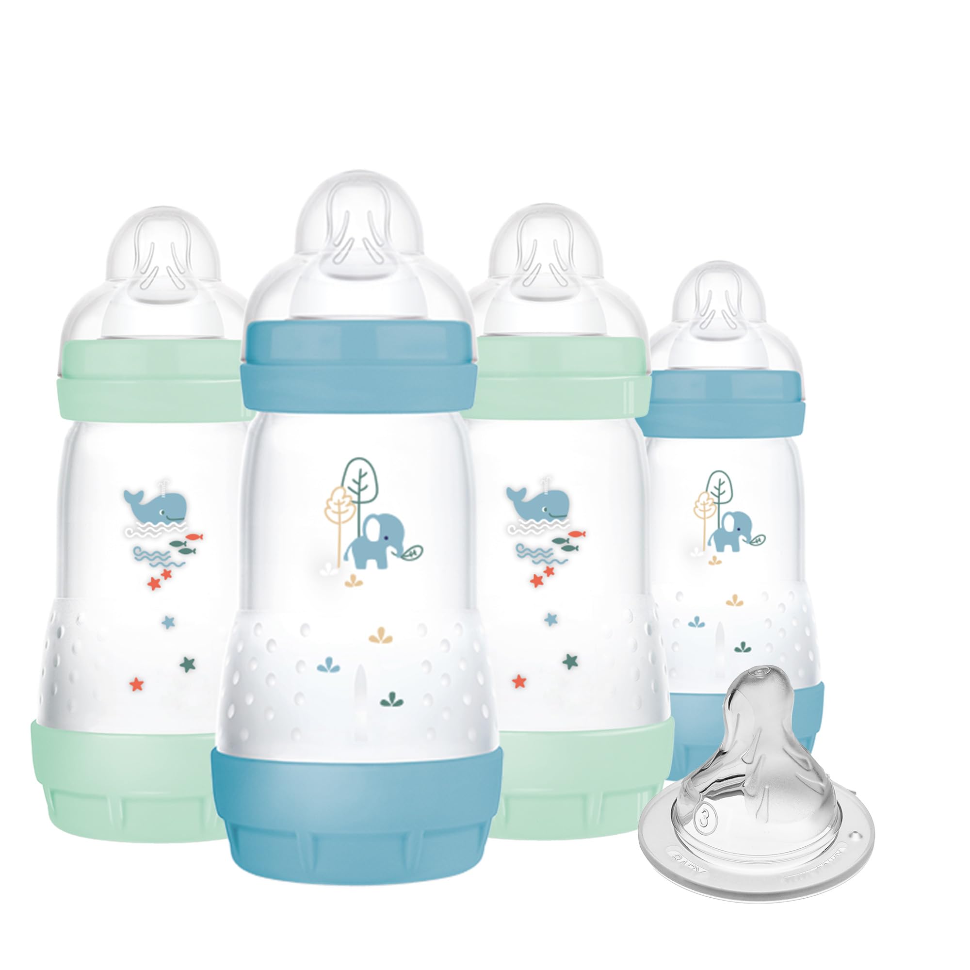 Foto 1 | Biberones MAM Easy Start Anticólico de 270 ml con Boquilla Fast Flow - Venta Internacional