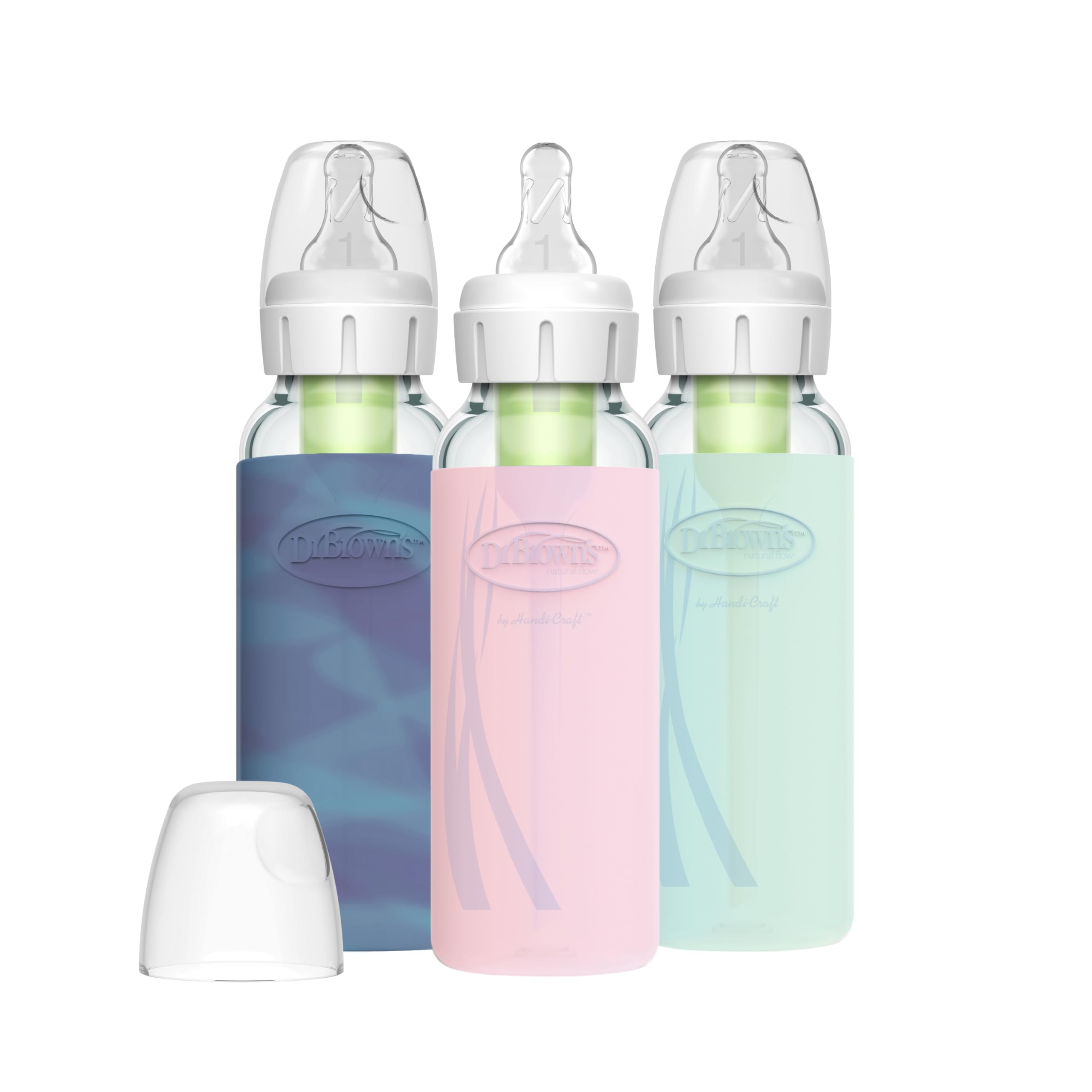 Foto 2 pulgar | Biberón Dr. Brown's Natural Flow Anti-colic 250 ml de Vidrio - Venta Internacional