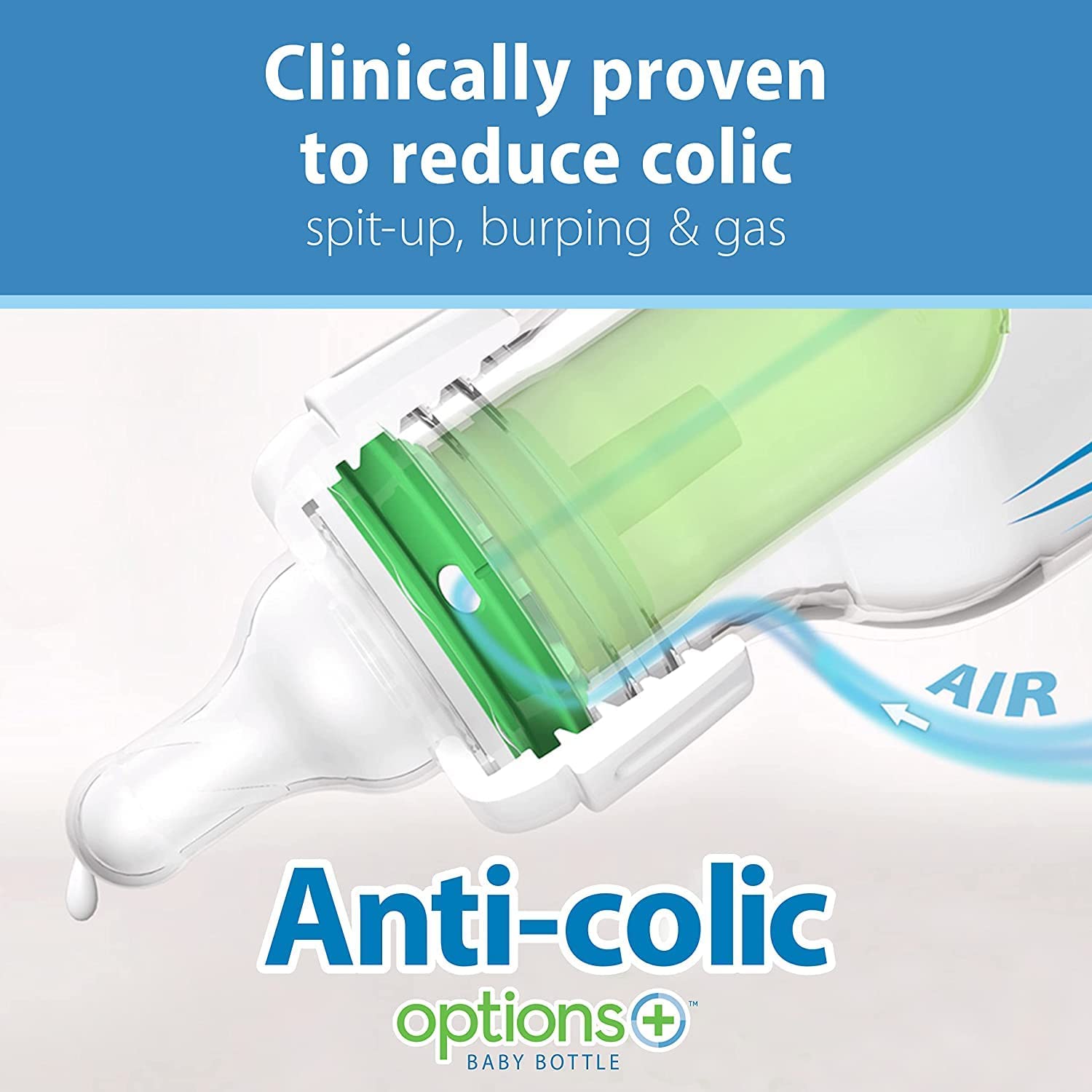 Foto 4 pulgar | Biberón Dr. Brown's Natural Flow Anti-colic 250 ml de Vidrio - Venta Internacional