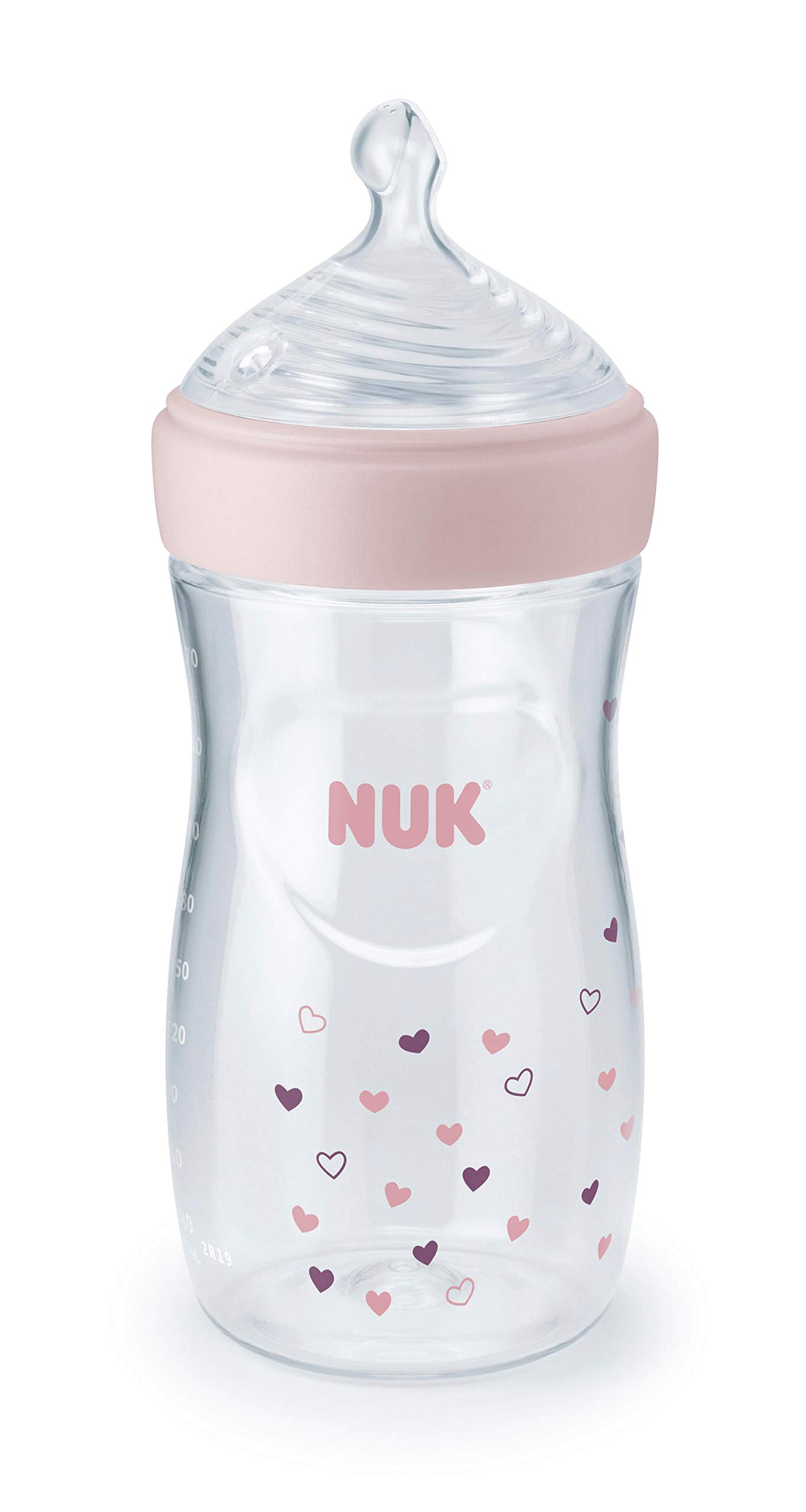 Foto 8 pulgar | Biberón Nuk Simply Natural Safetemp 270 ml Paquete de 2 Unidades Rosa - Venta Internacional