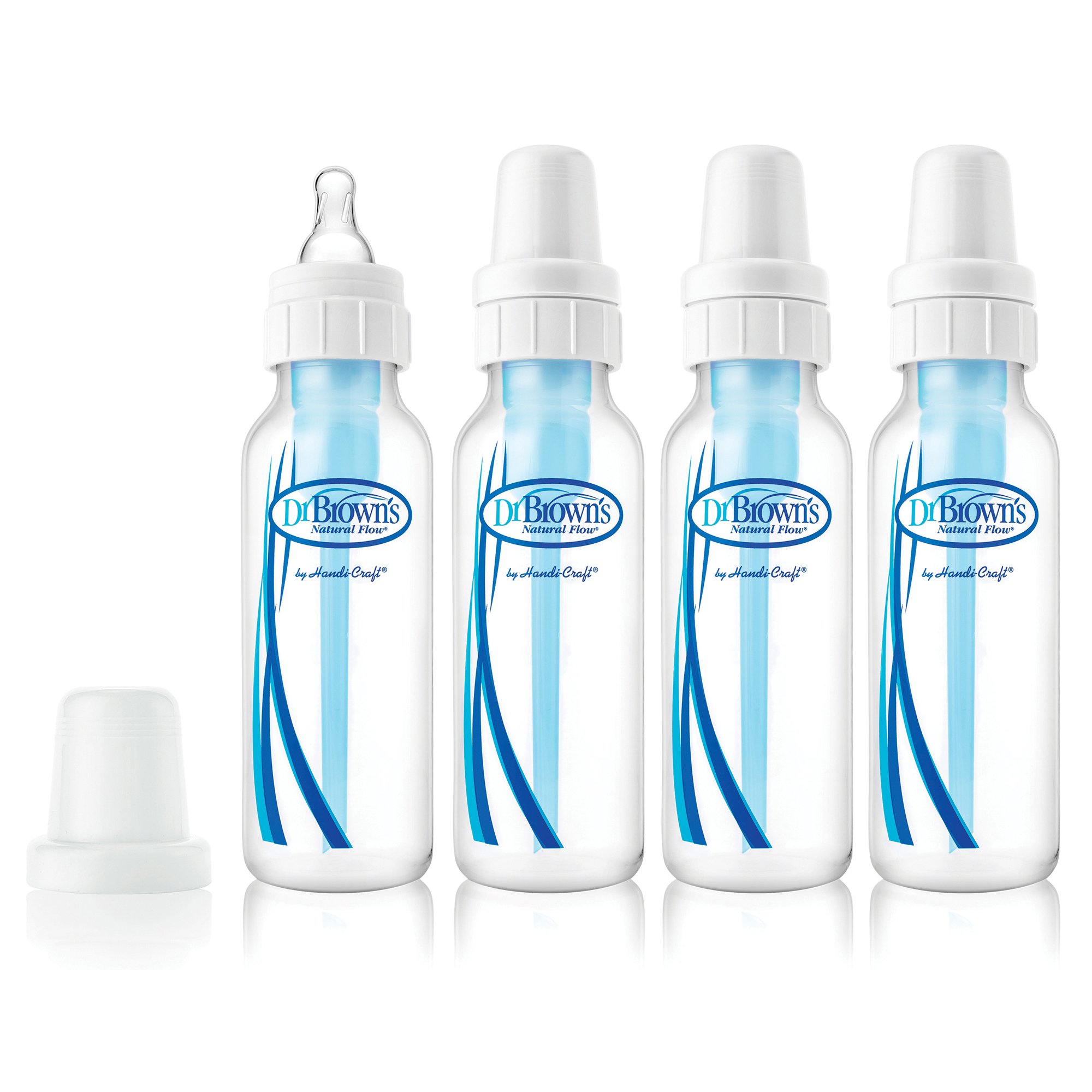 Foto 1 | Biberón Dr. Brown's Natural Flow Anticólico 240 Ml Paquete De 4 - Venta Internacional