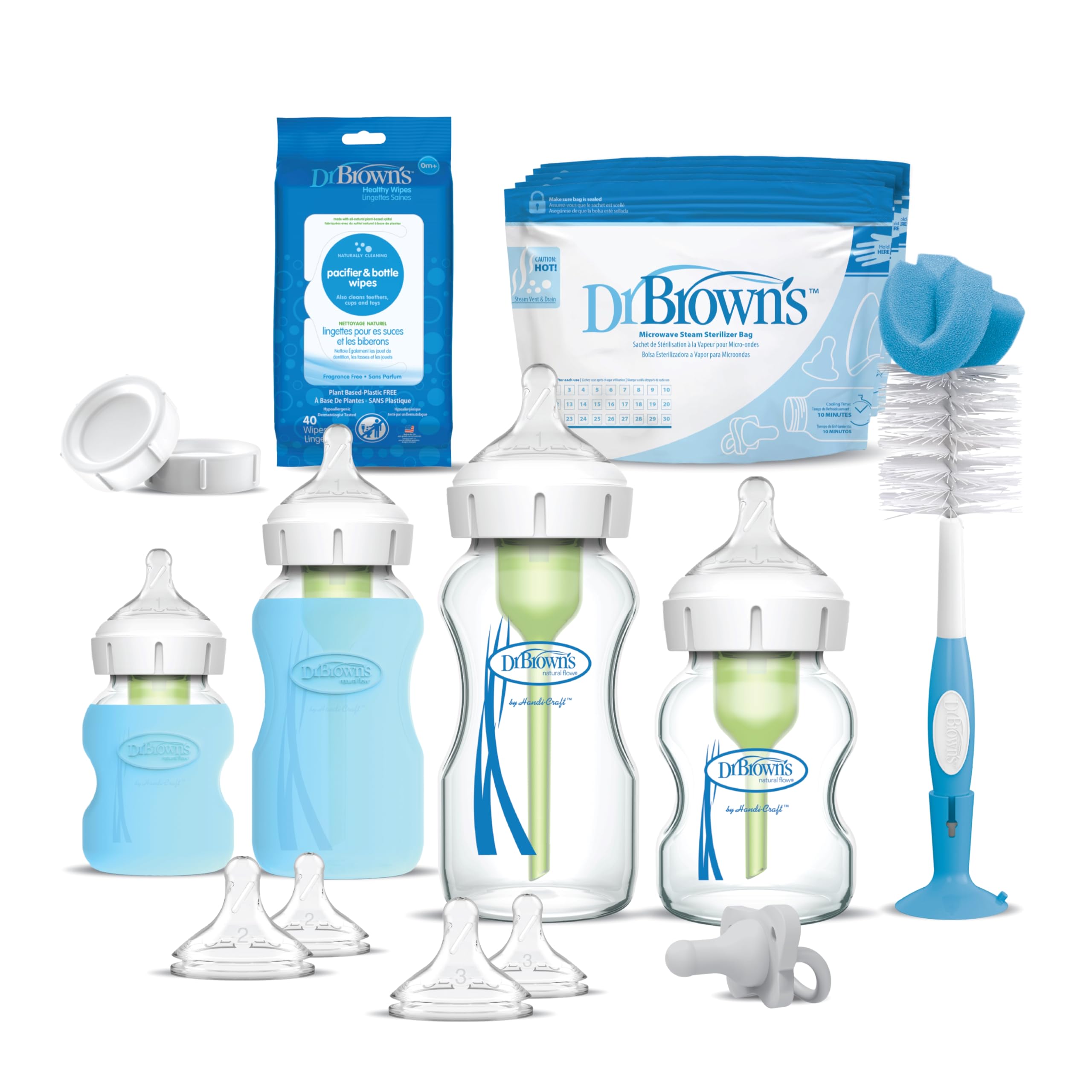 Foto 2 pulgar | Set De Biberones Dr. Brown's Natural Flow Anticolic Glass - Venta Internacional.