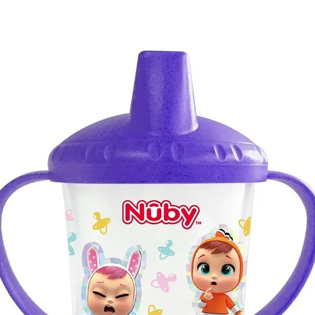 Foto 3 pulgar | Taza Entrenadora Nuby Bebés Llorones 8oz Morado