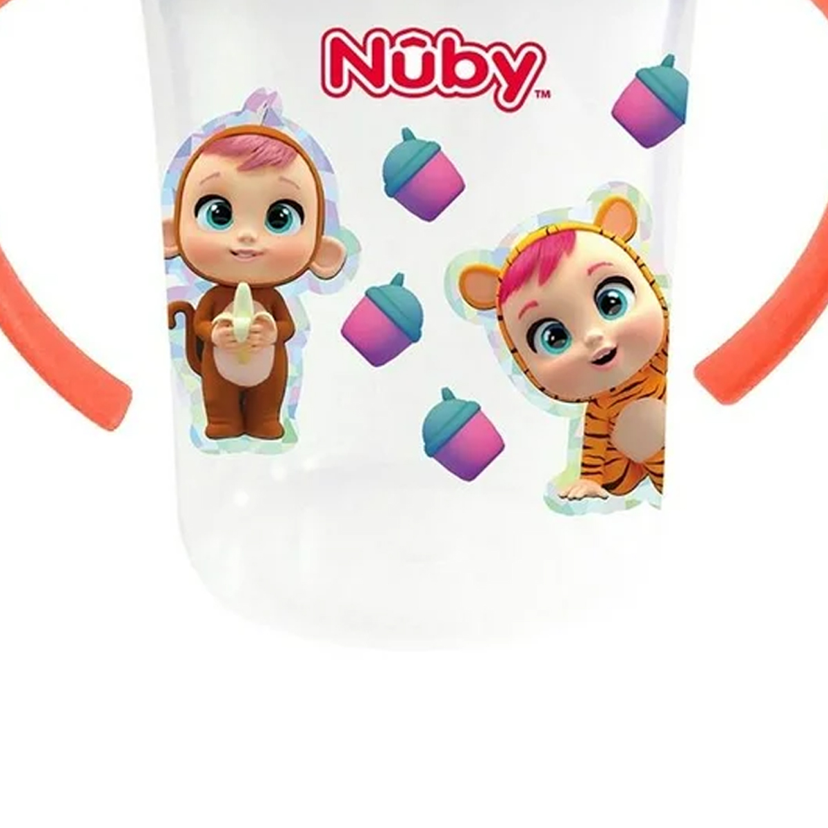 Foto 3 | Taza Entrenadora Nuby Bebés Llorones 8oz Naranja